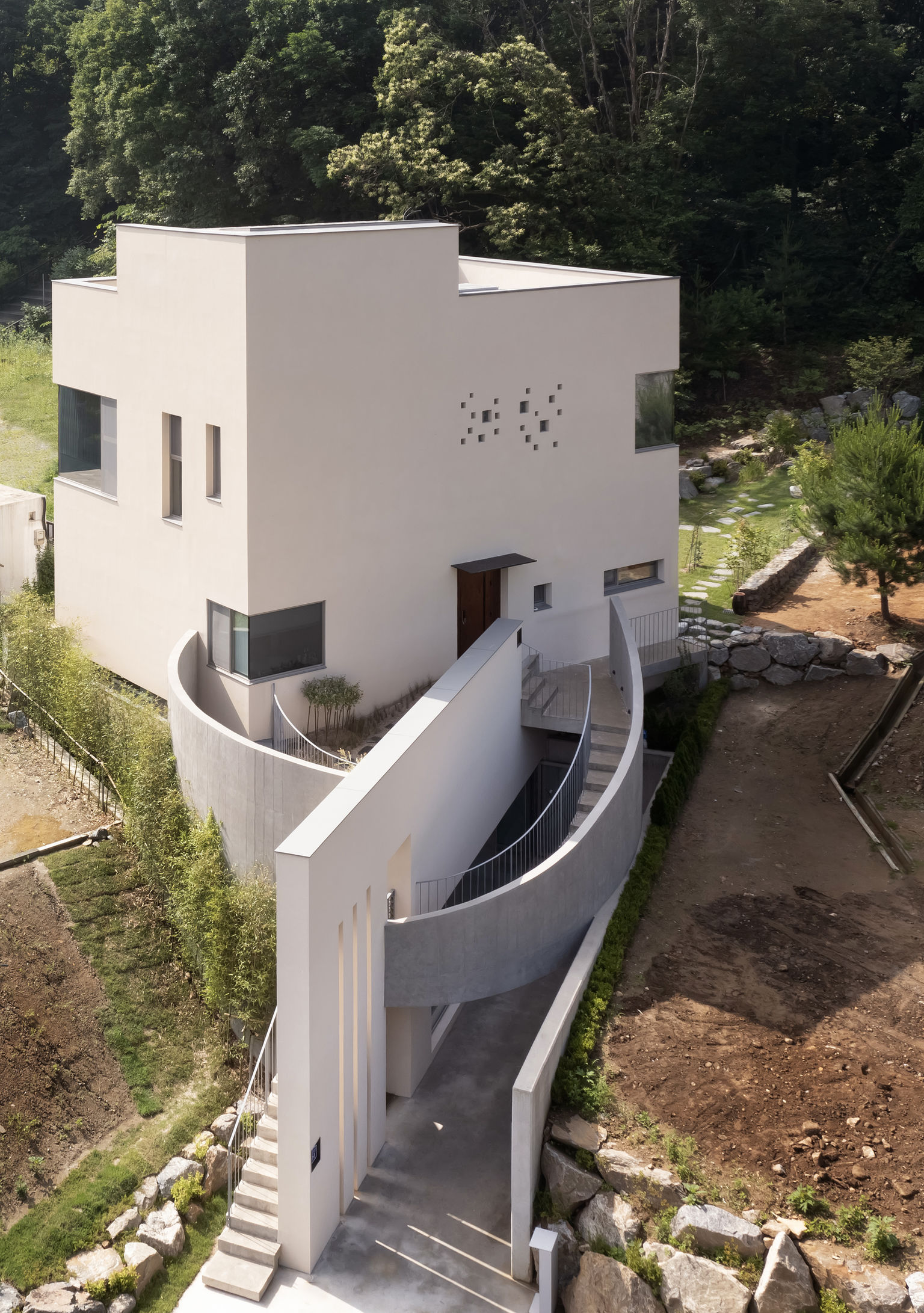 Architectural design，Comprehensive building，Potters Studio and Residence，