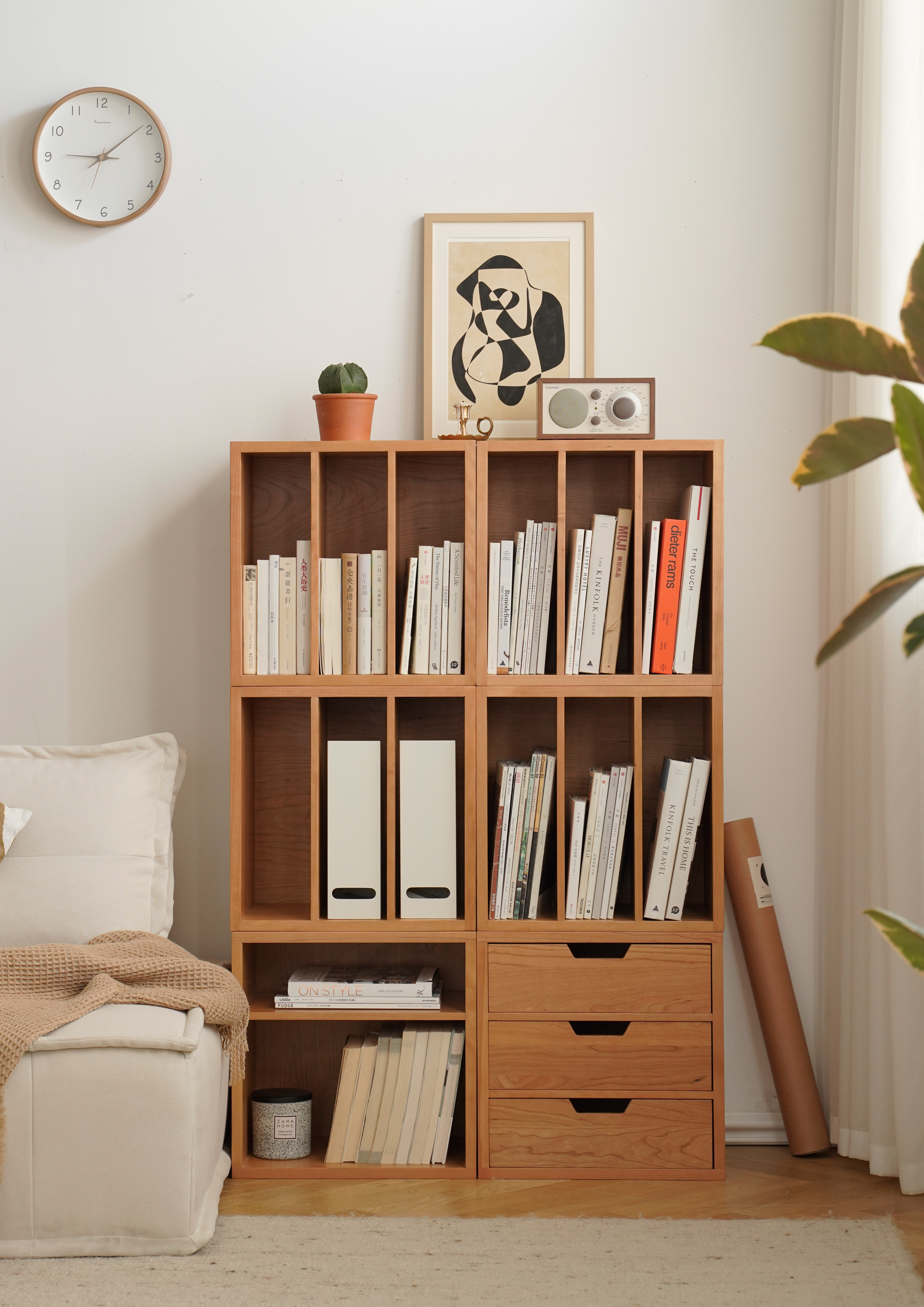 Combined cabinet，furniture design ，Solid wood furniture，Bookcase，Combination bookcase，Modular furniture，product design，