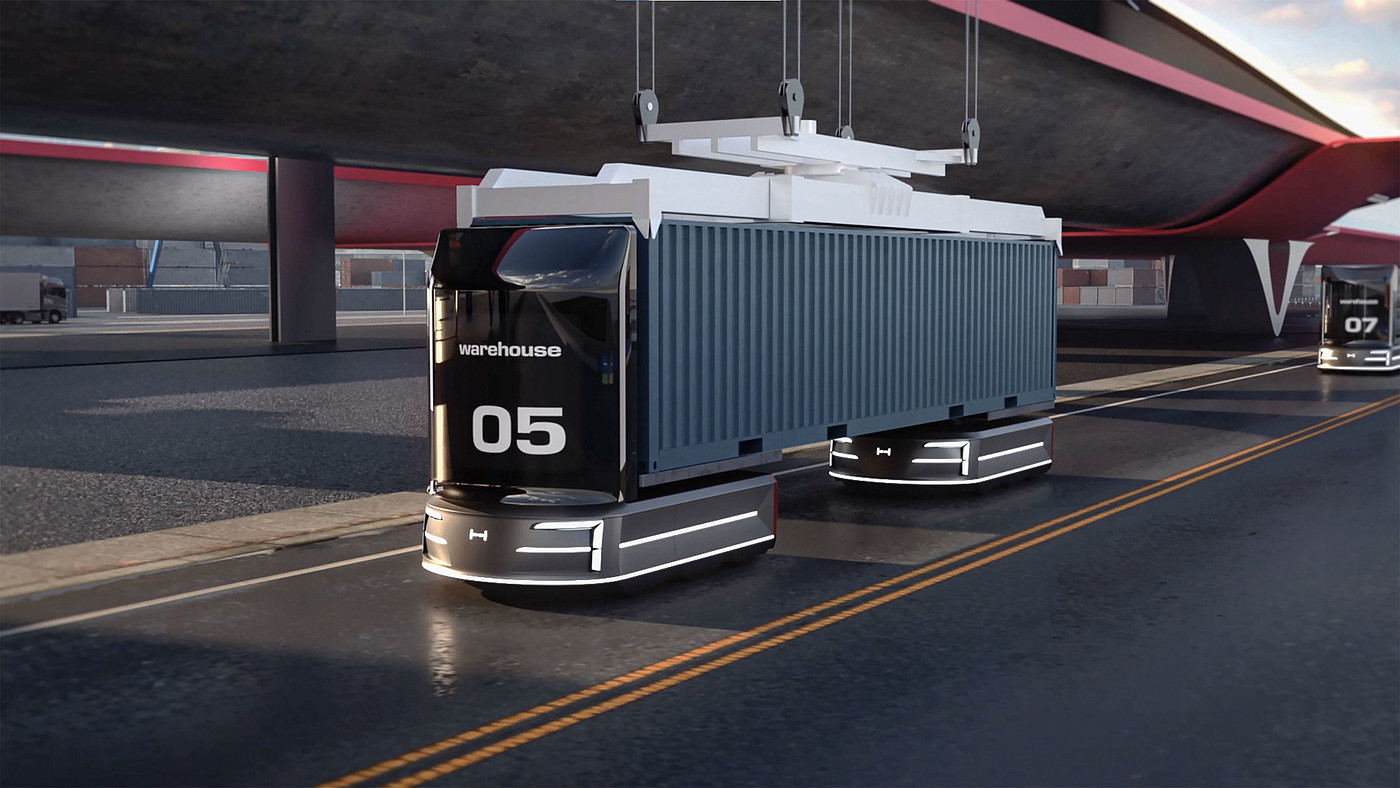 Professional concept，Product concept，Cargo transportation system，