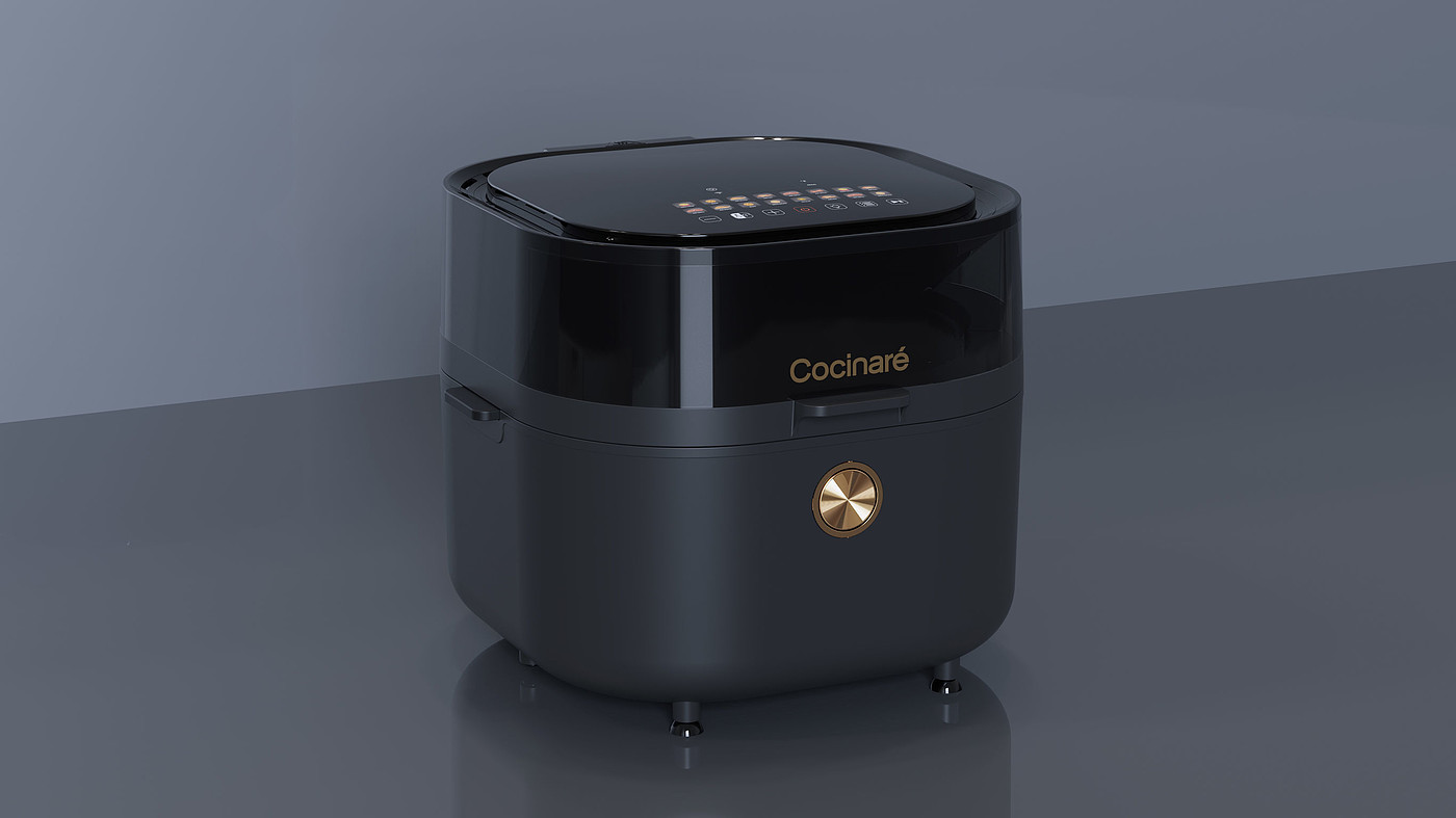 product design，kitchen，Air fryer，