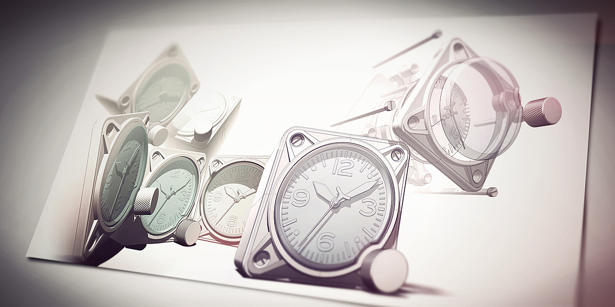 Bell & Ross，clocks and watches，Perez，industrial design，