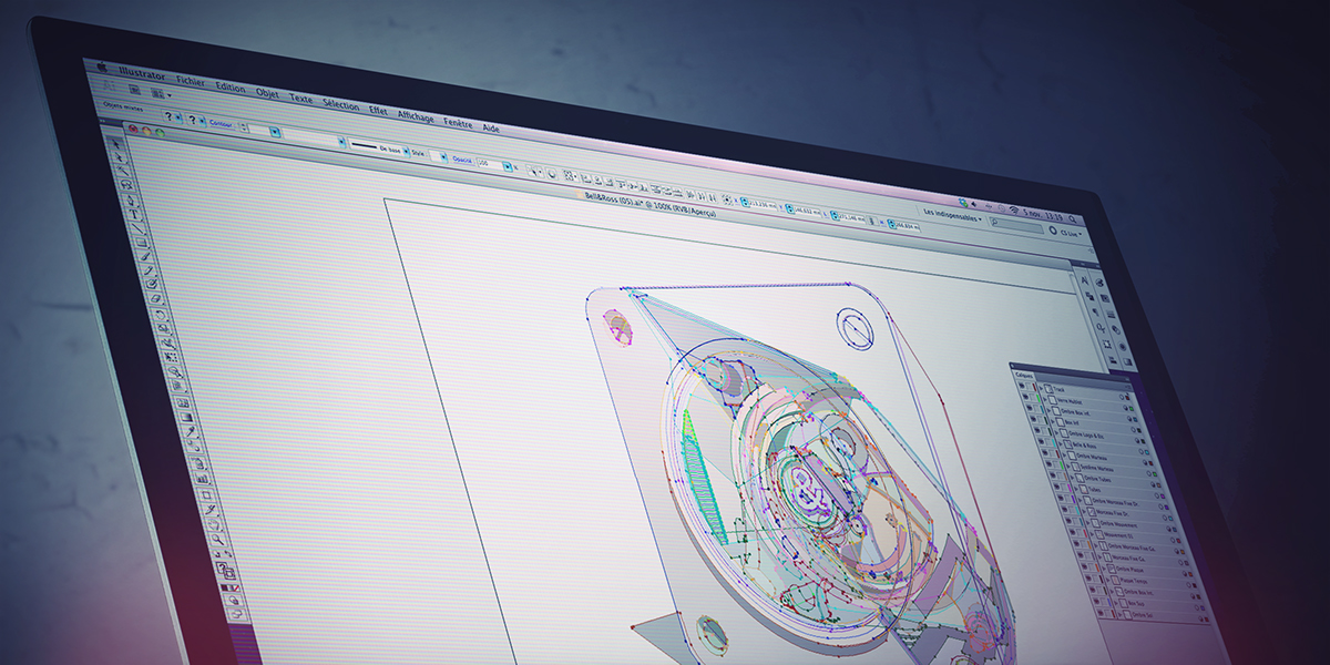 Bell & Ross，clocks and watches，Perez，industrial design，