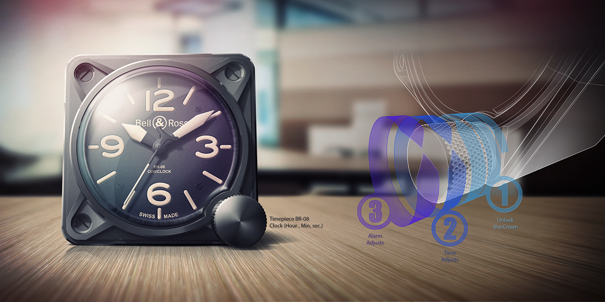 Bell & Ross，clocks and watches，Perez，industrial design，