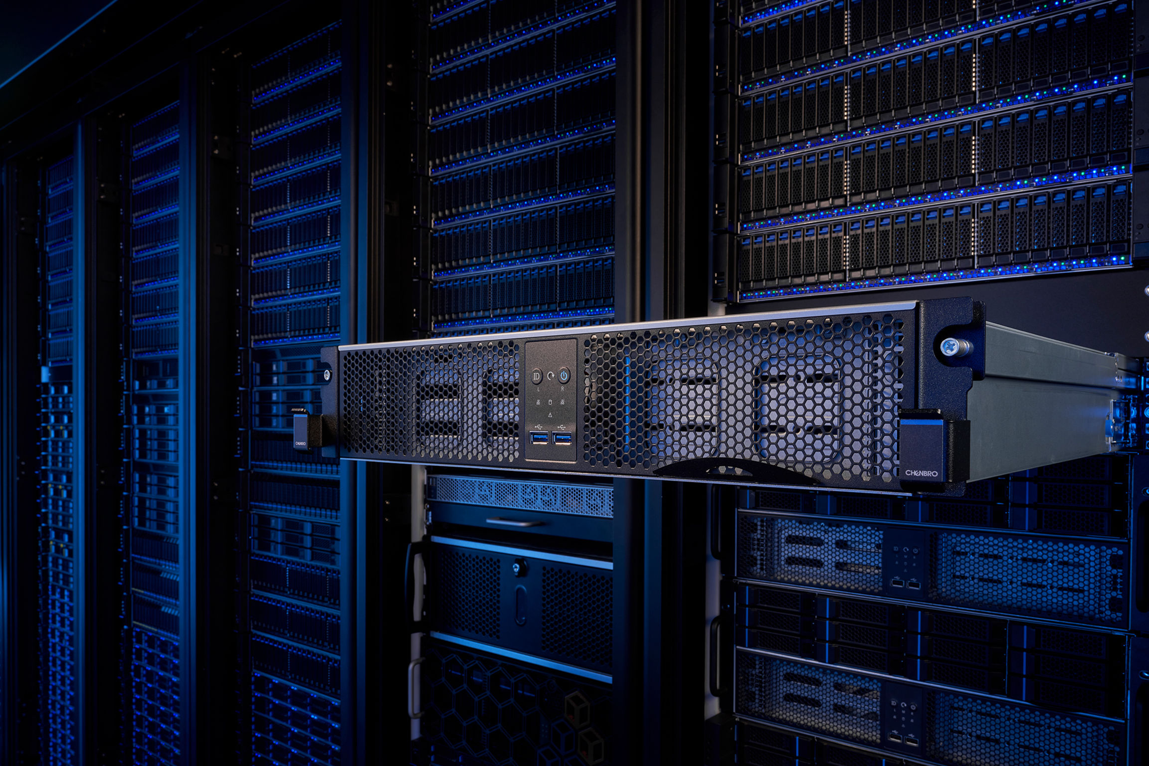 product design，Industry/Tools，2U 24-disk high-density storage server chassis，