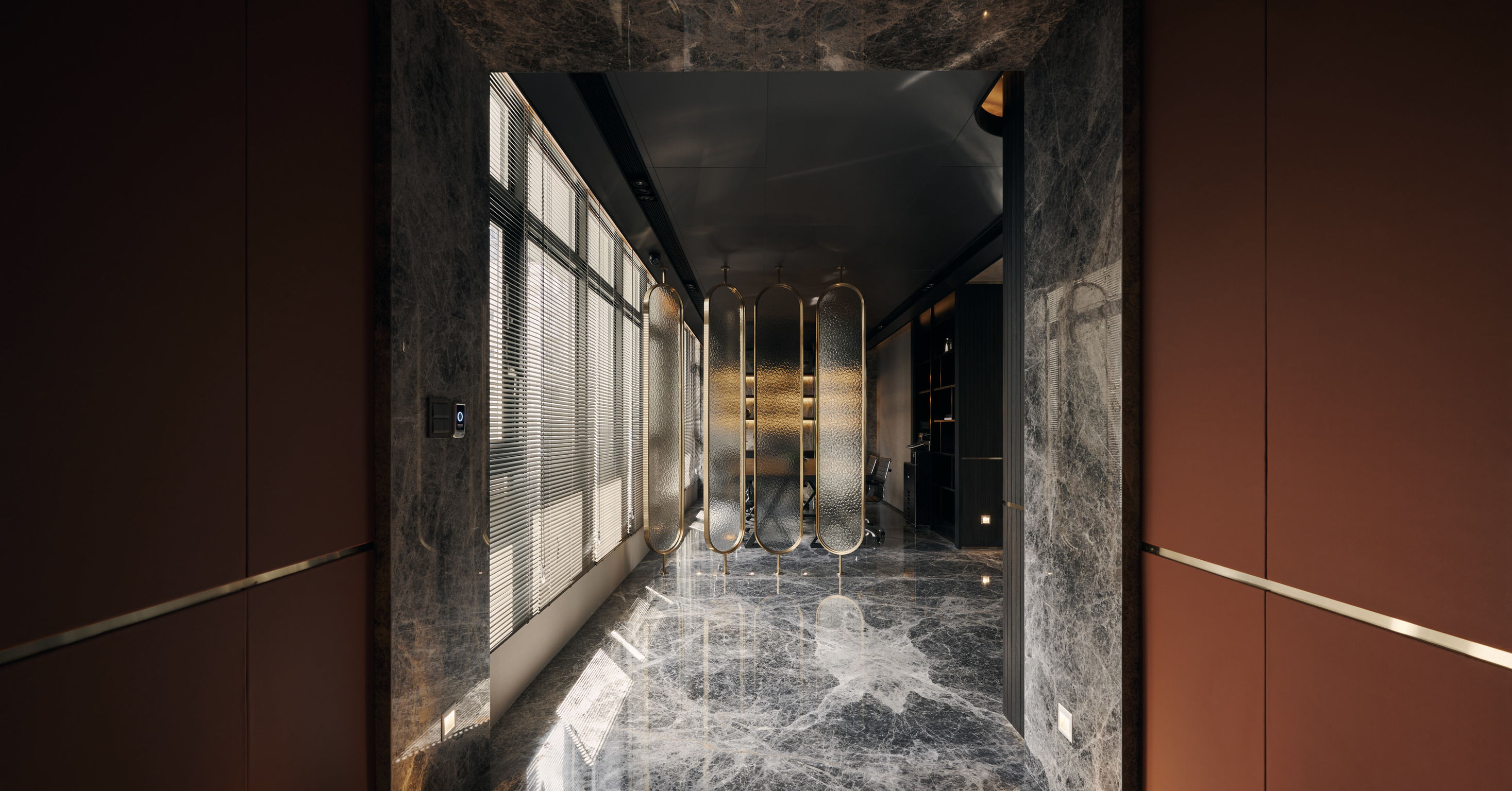 Interior design，Hospitality space，lounge，