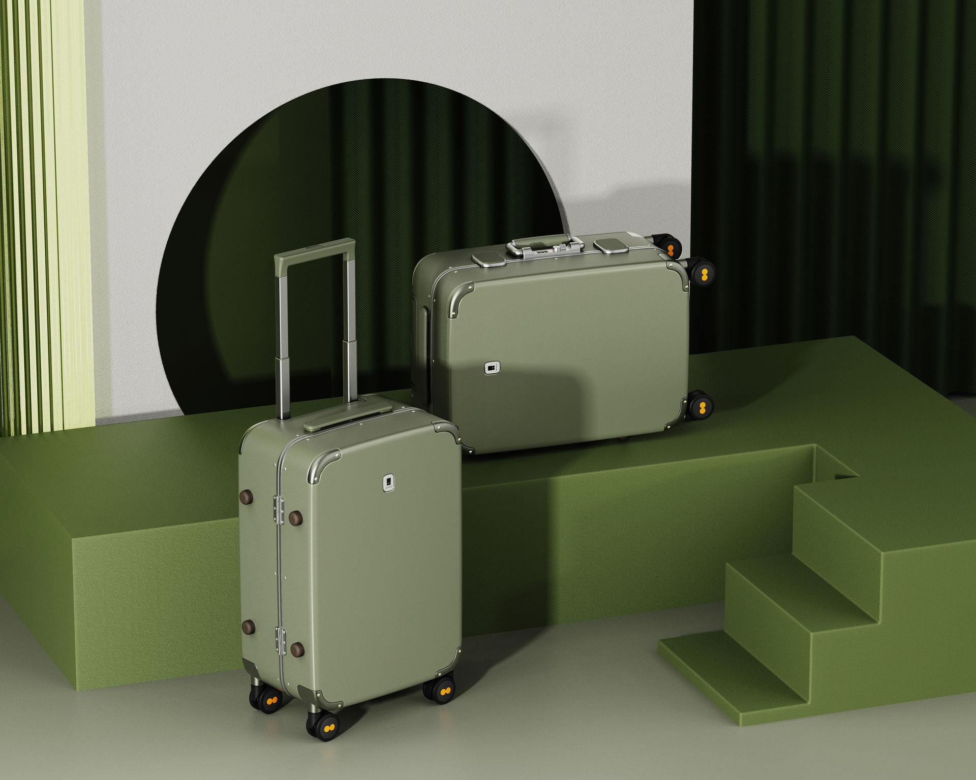 product design，leisure time，suitcase，