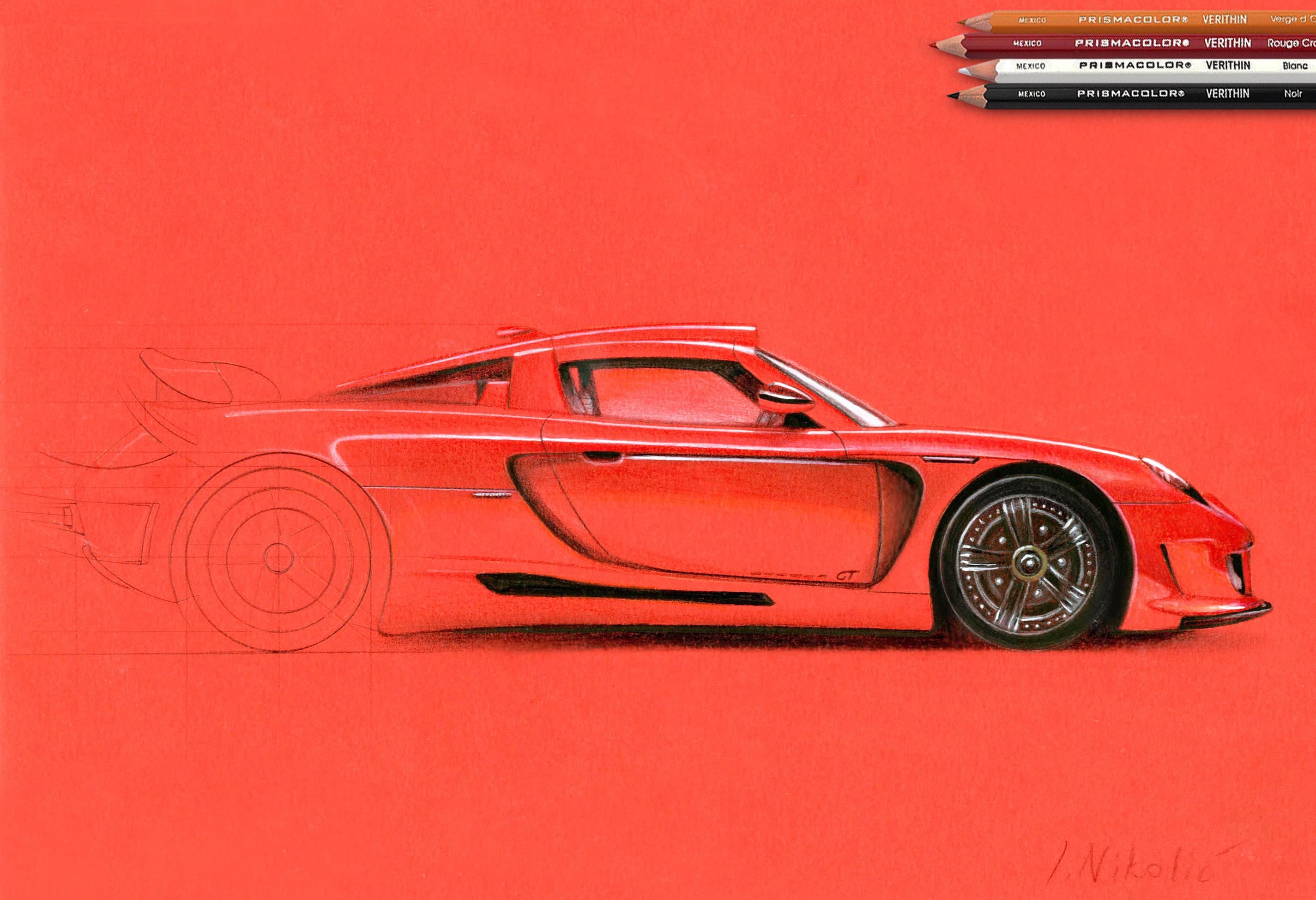 Hand drawn，product design，plane，automobile，shoes，