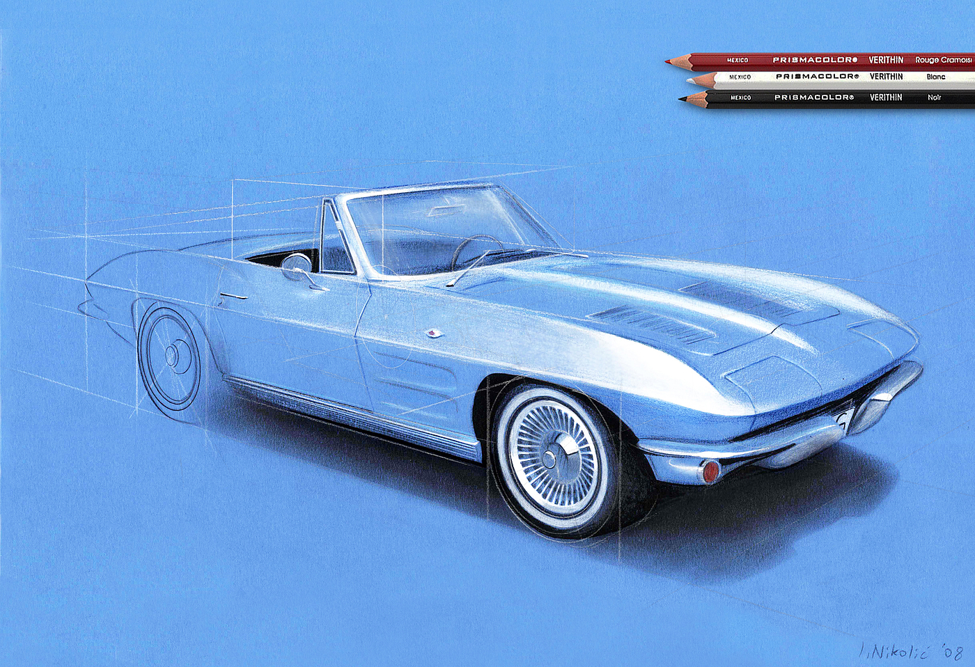 Hand drawn，product design，plane，automobile，shoes，