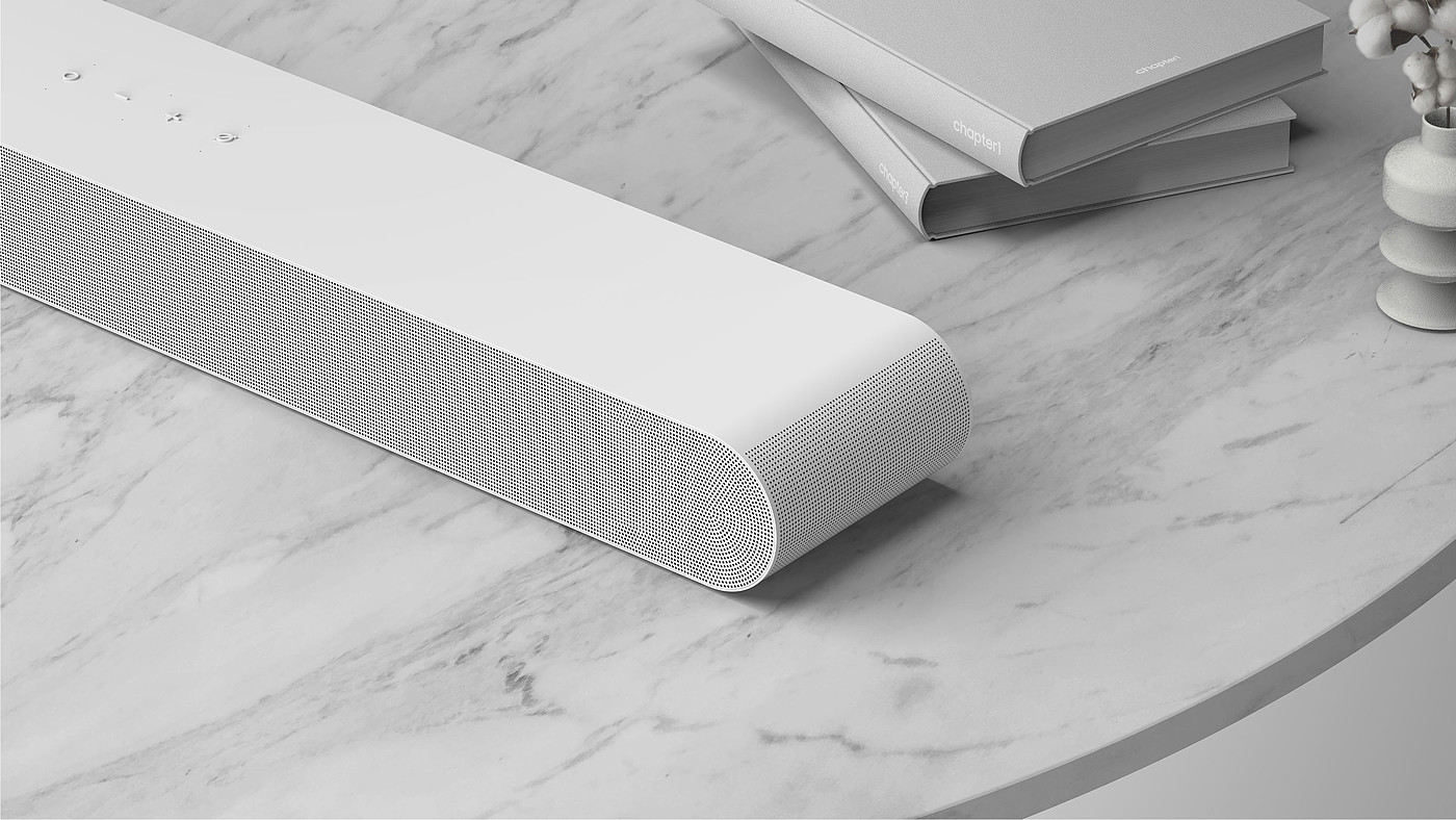 product design，hi-fi equipment，Strip speaker，