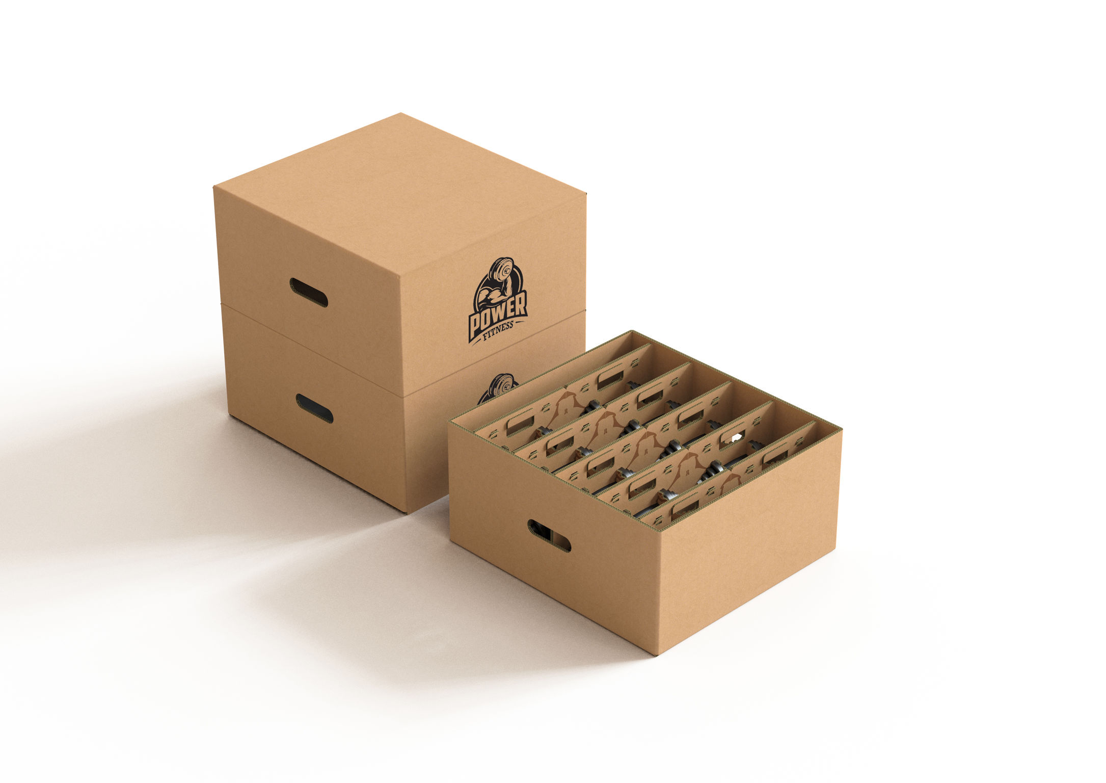 packing design，Consumer products，Dumbbell packaging，