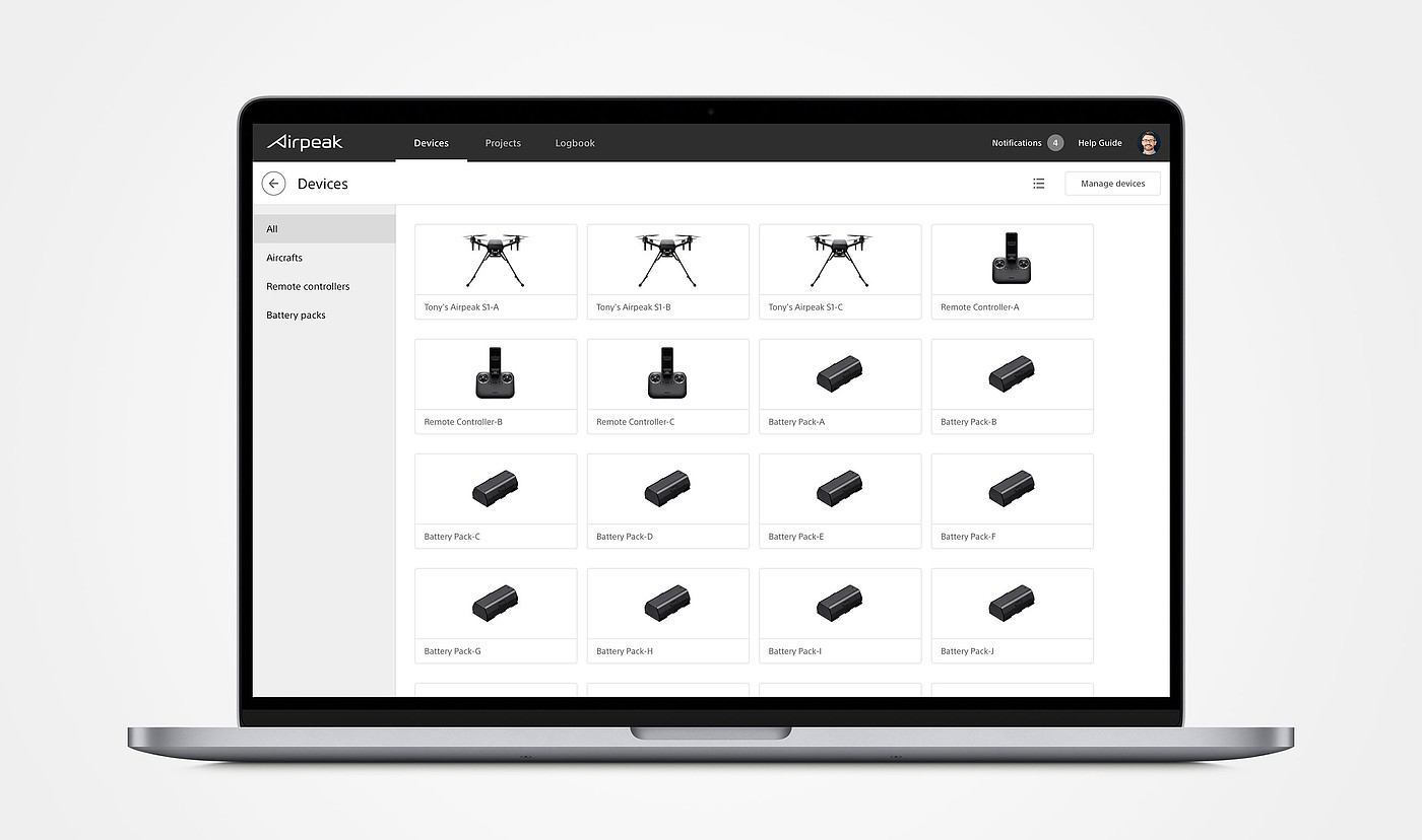 User interface (UI)，Product interface，UAV controller，
