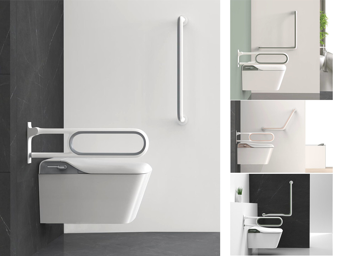 product design，bathroom，Handrail，