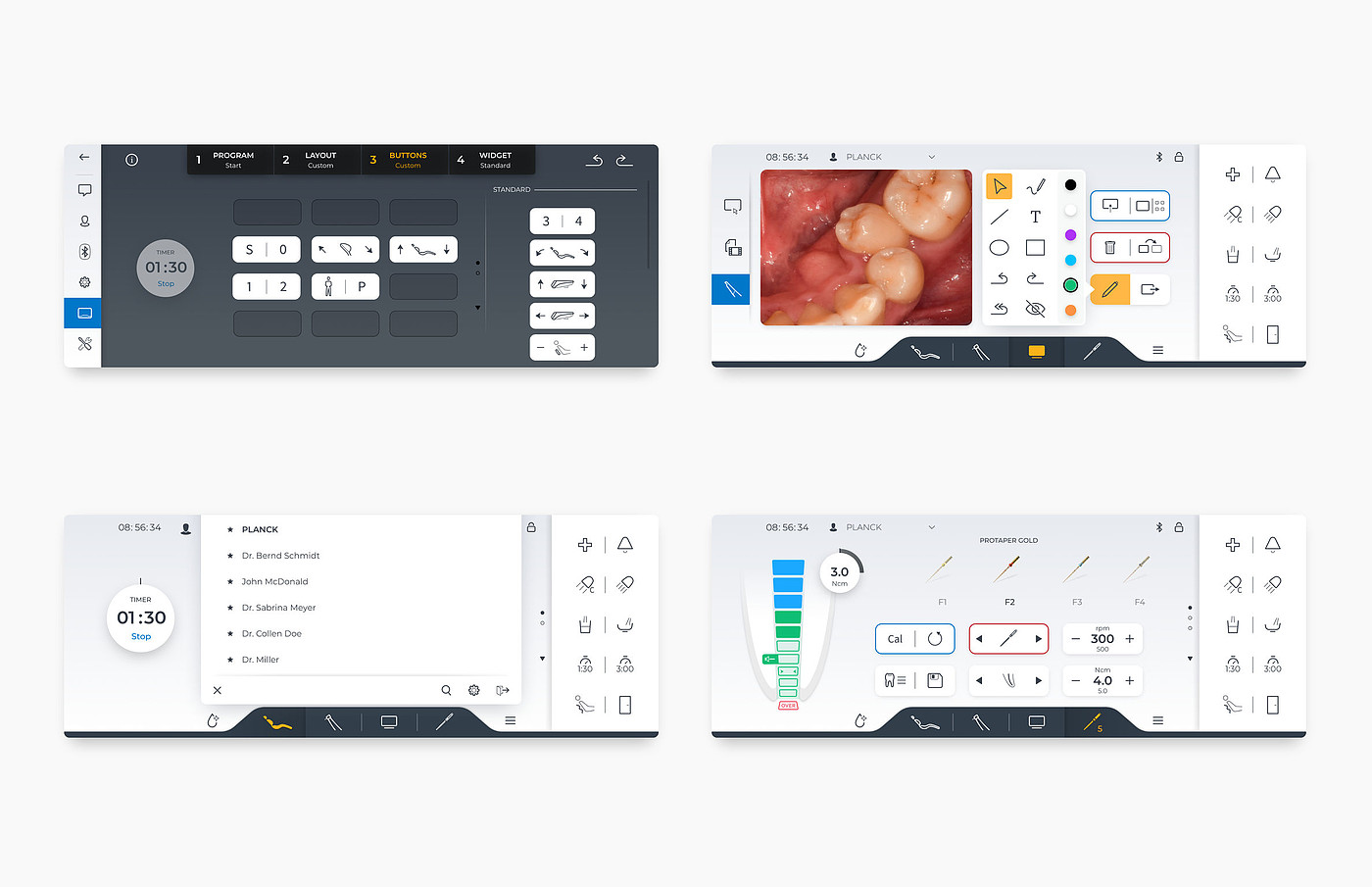 User interface (UI)，Product interface，Dental treatment center，