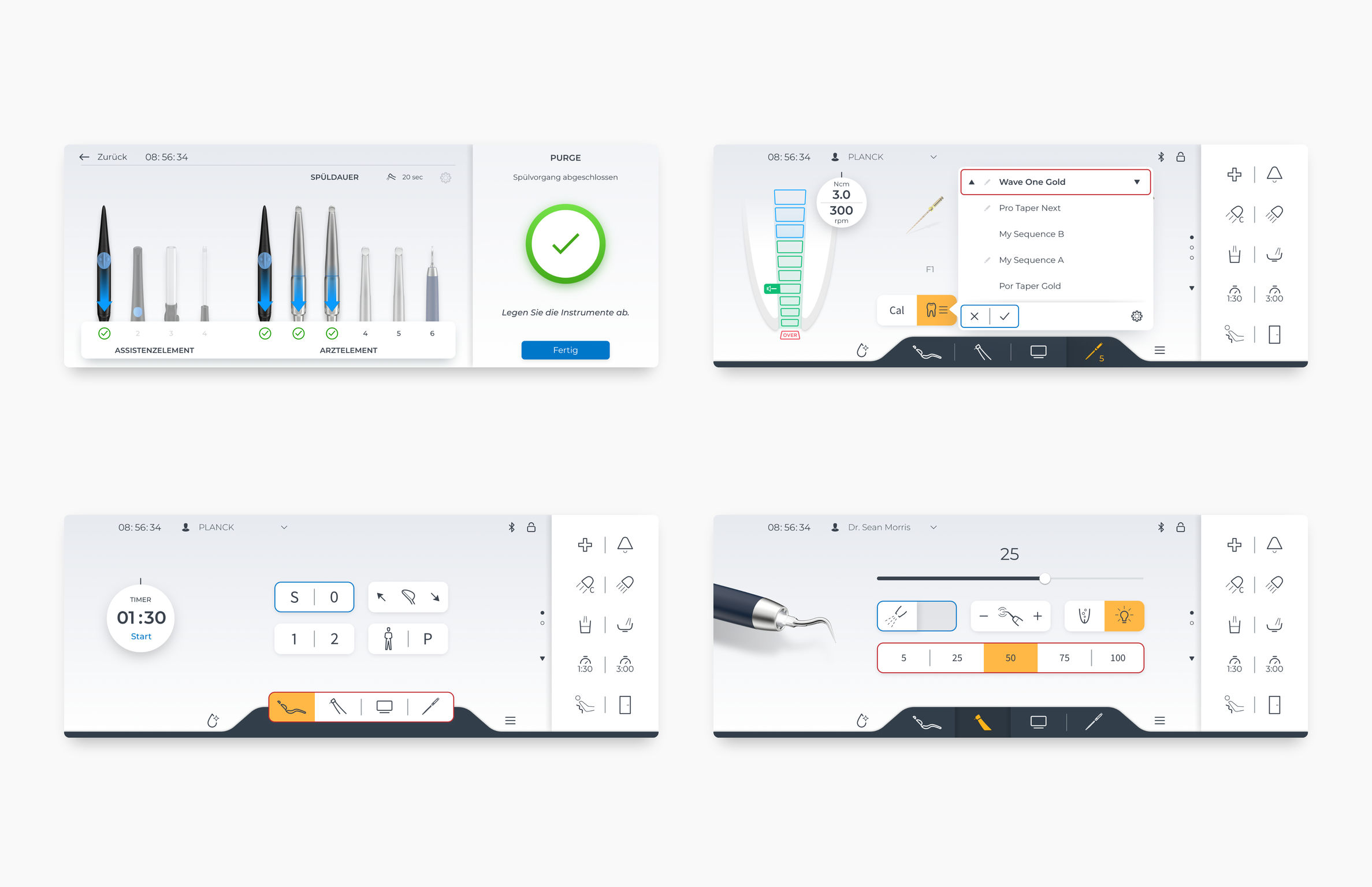 User interface (UI)，Product interface，Dental treatment center，