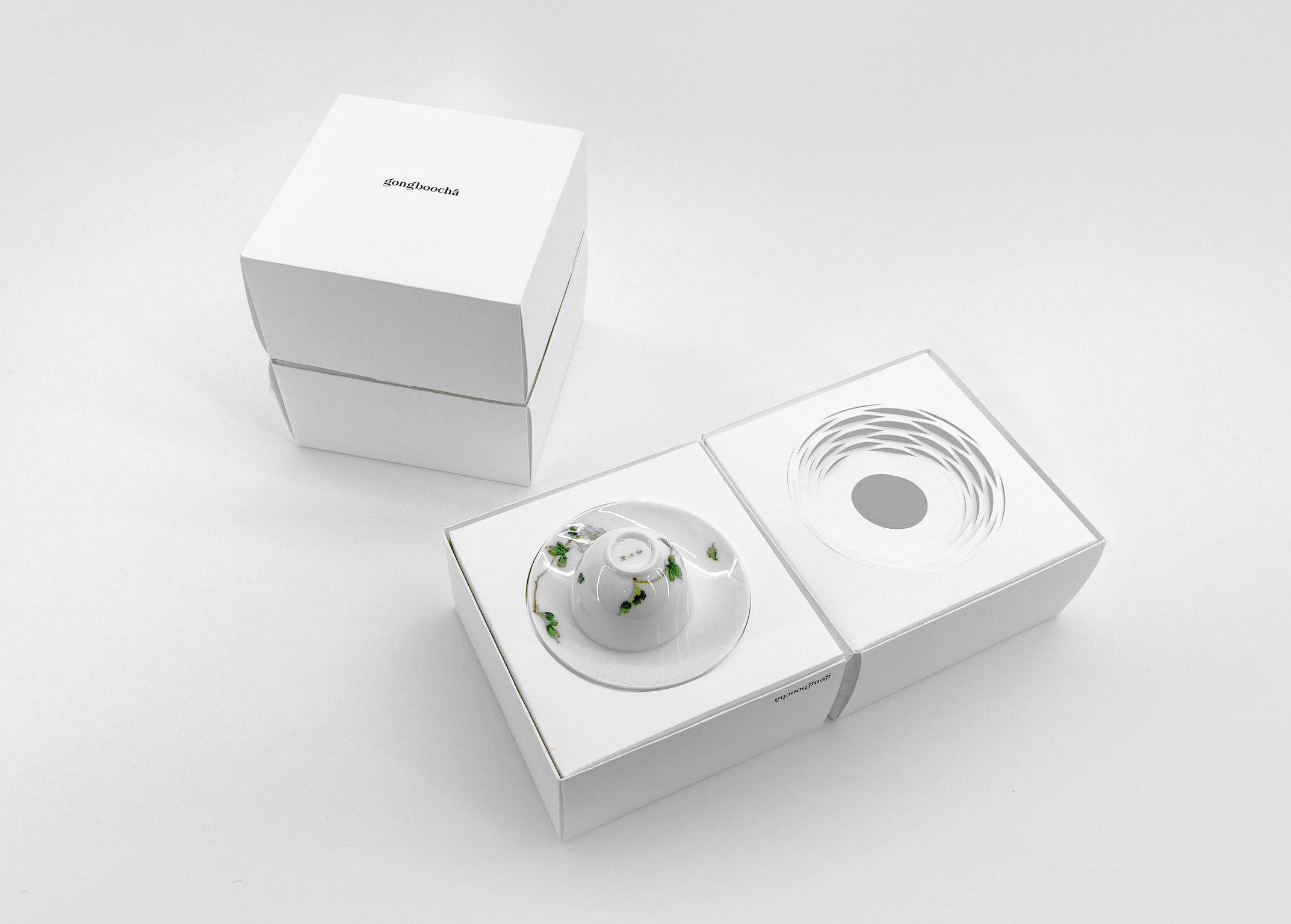 packing design，Home，Teapot and cup packaging，