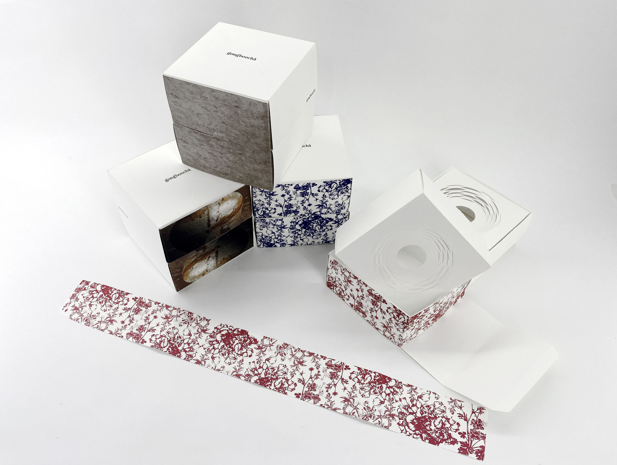 packing design，Home，Teapot and cup packaging，