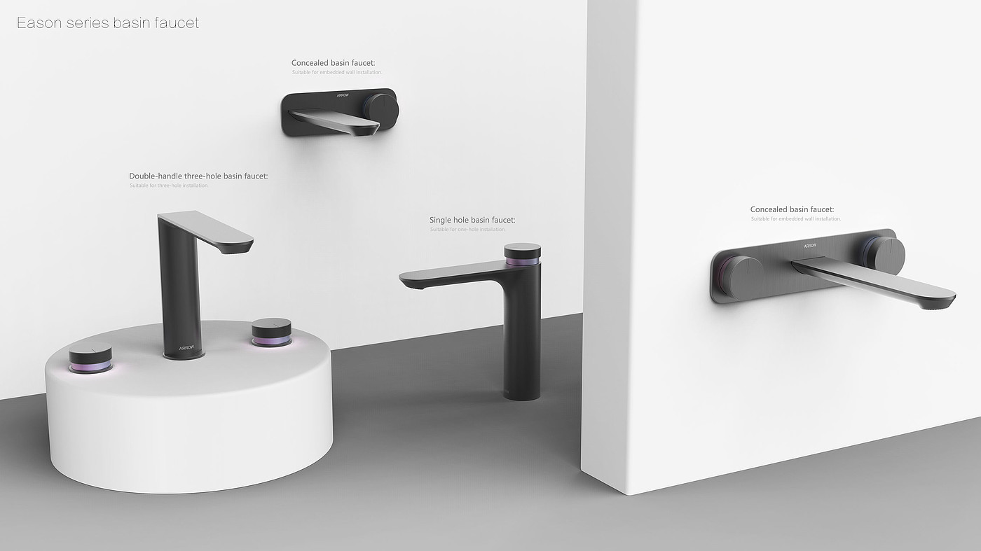 product design，bathroom，Faucet series，