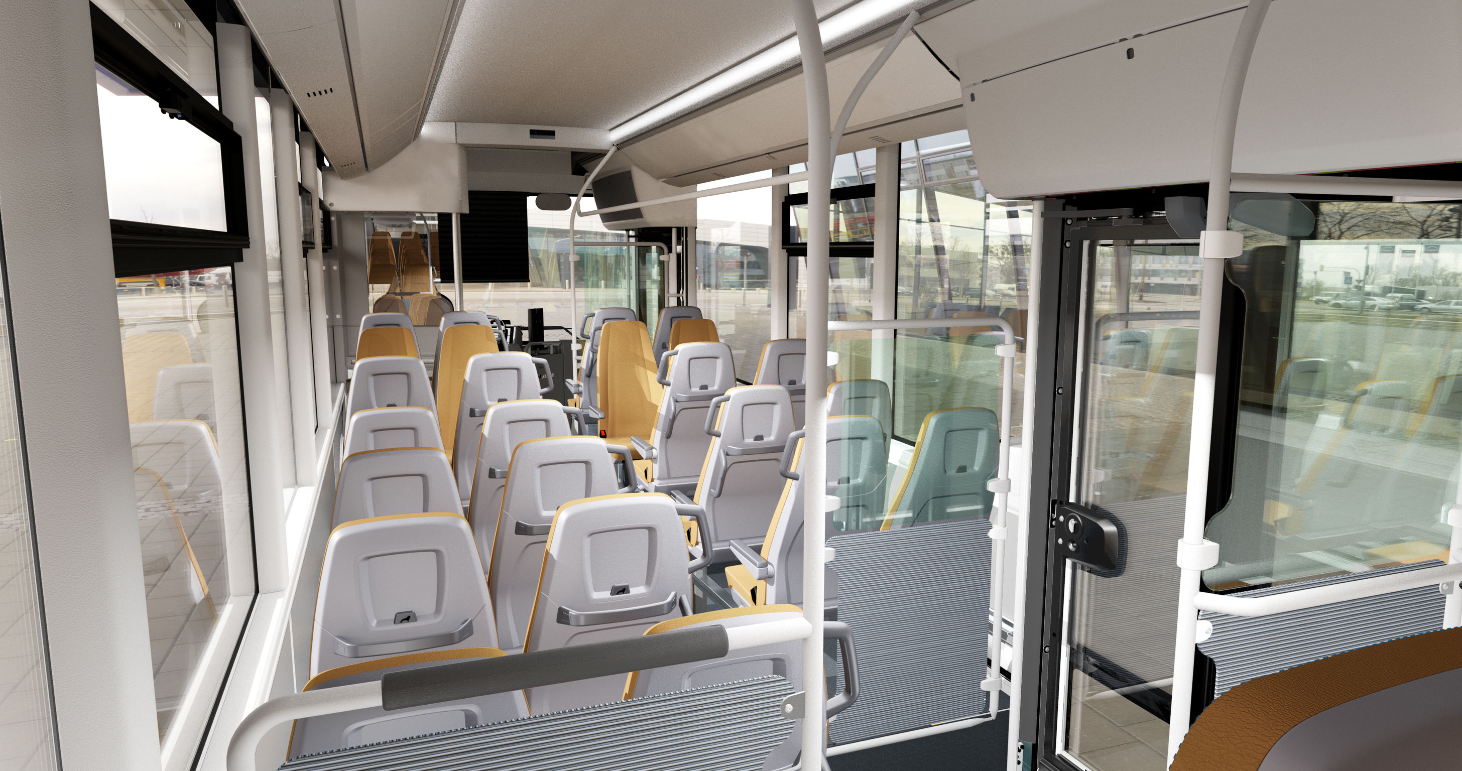 product design，Automobile/transportation，Low entrance bus，