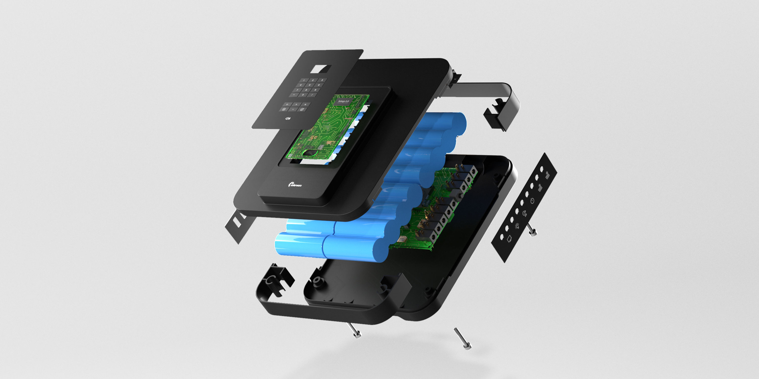 Professional concept，Product concept，Modular solar energy system，