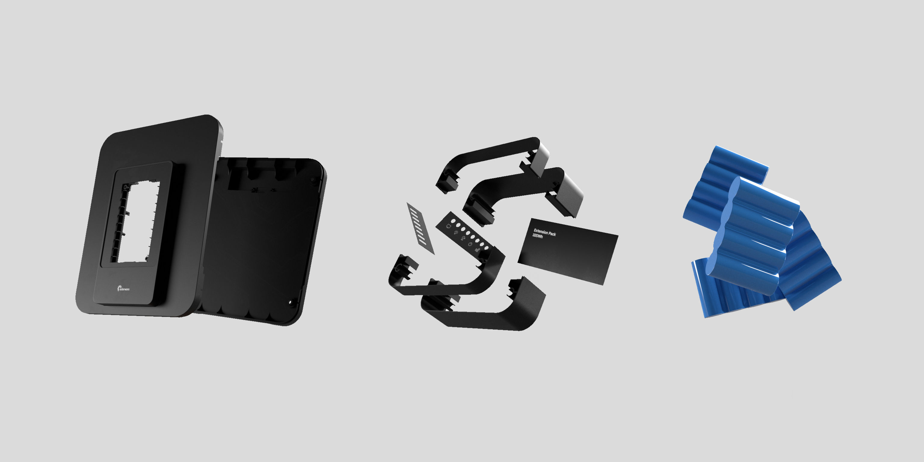 Professional concept，Product concept，Modular solar energy system，