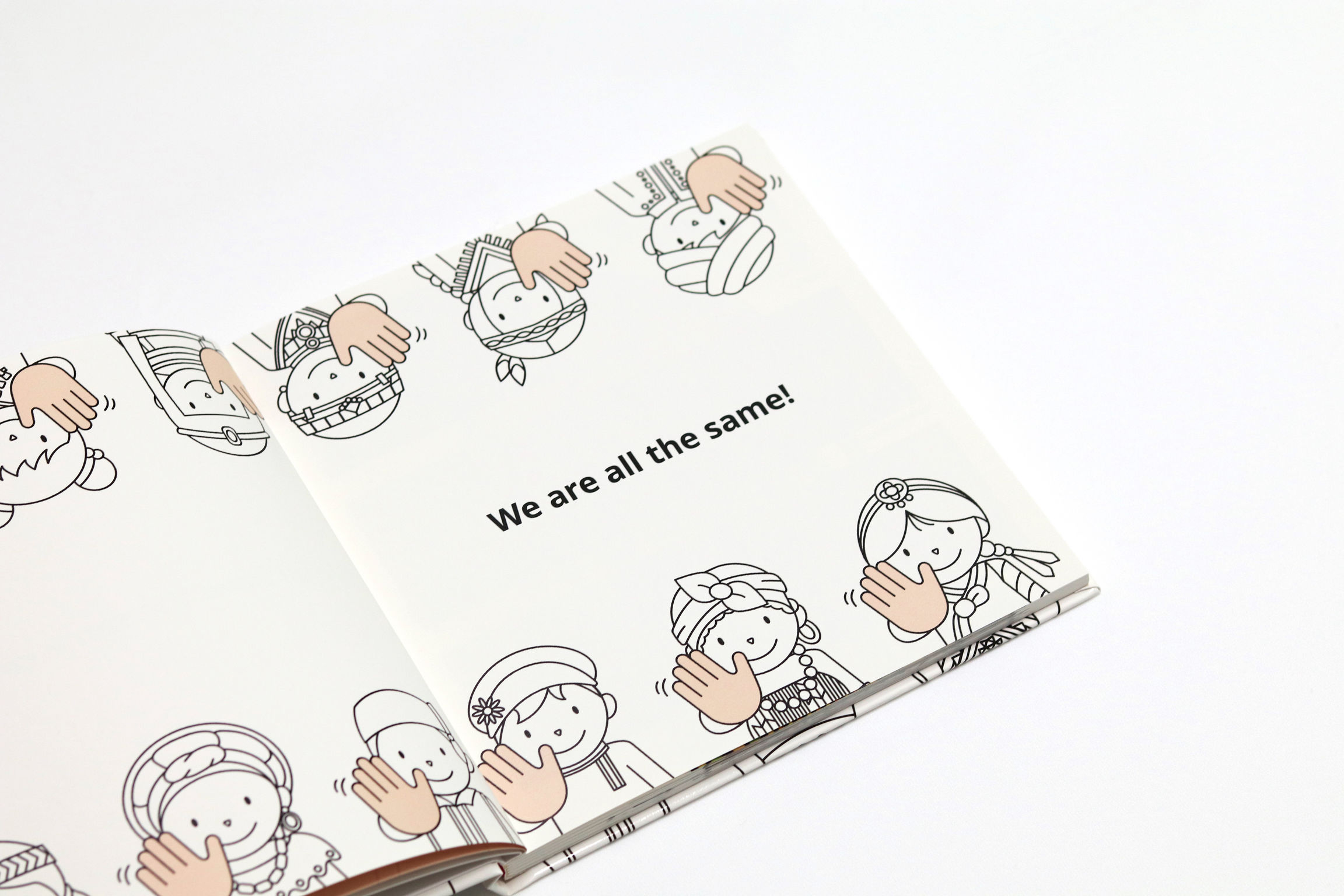 Communication design，Printed publications，Educational coloring book，