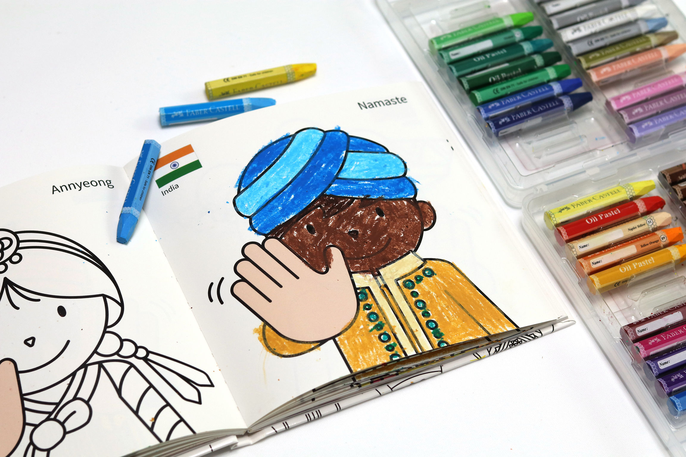 Communication design，Printed publications，Educational coloring book，