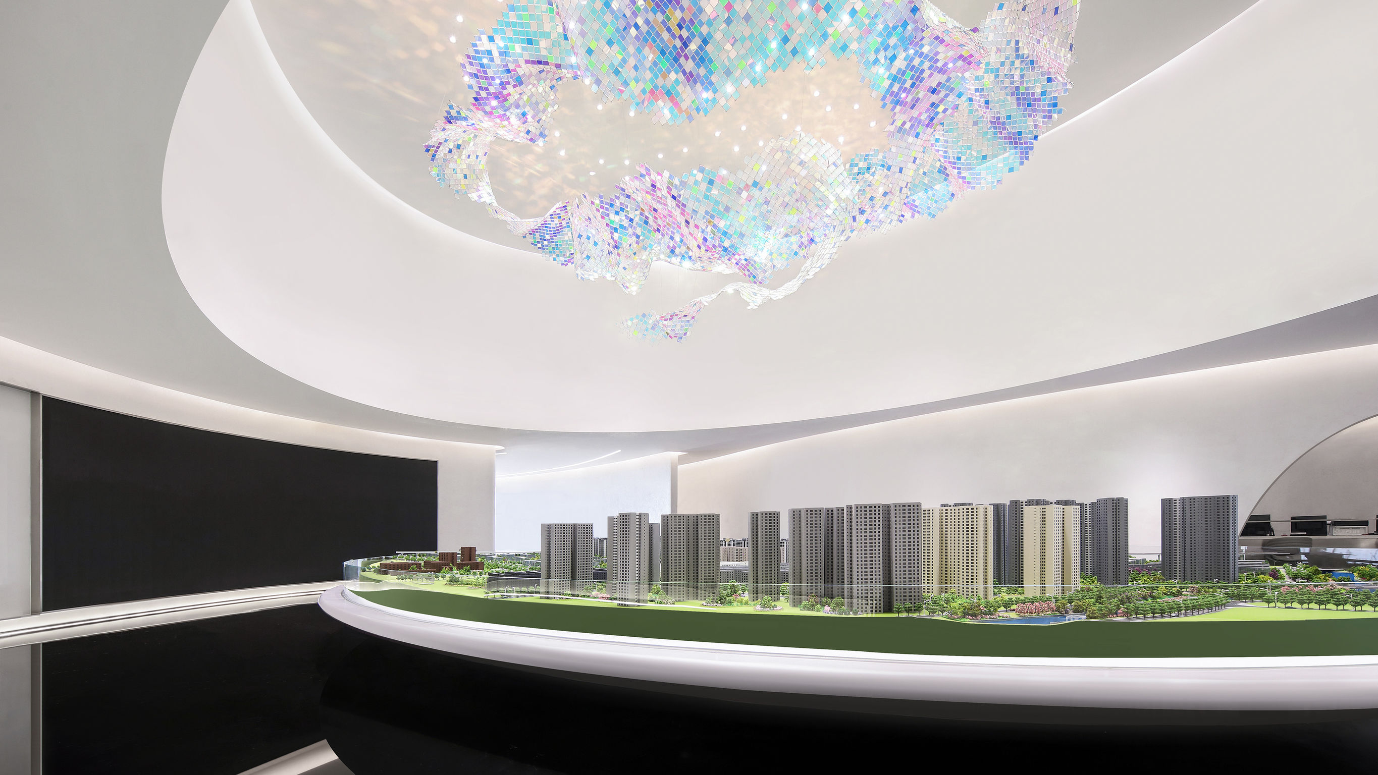 Interior design，Store/Commercial Display Space，Sales center，