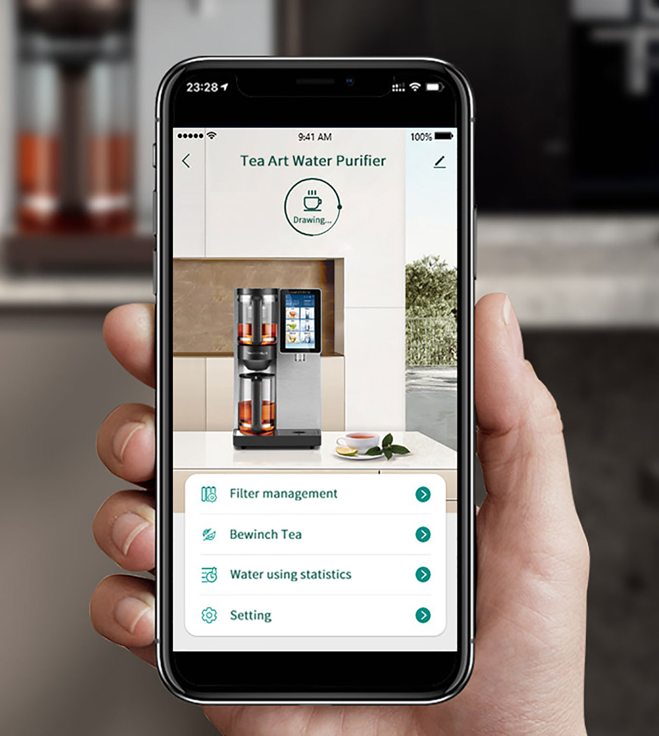 product design，kitchen，Teapot and Water Purifier，