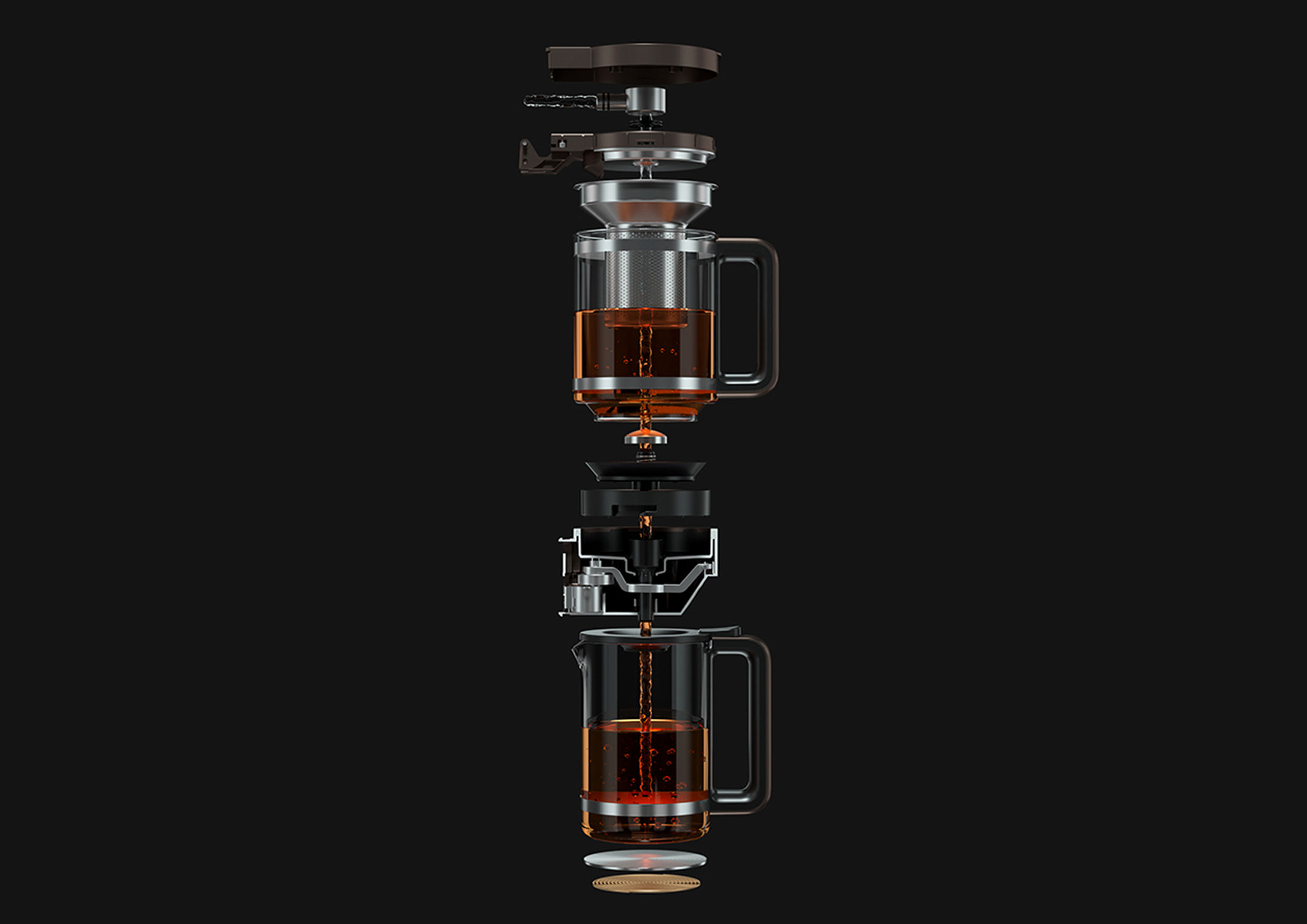 product design，kitchen，Teapot and Water Purifier，