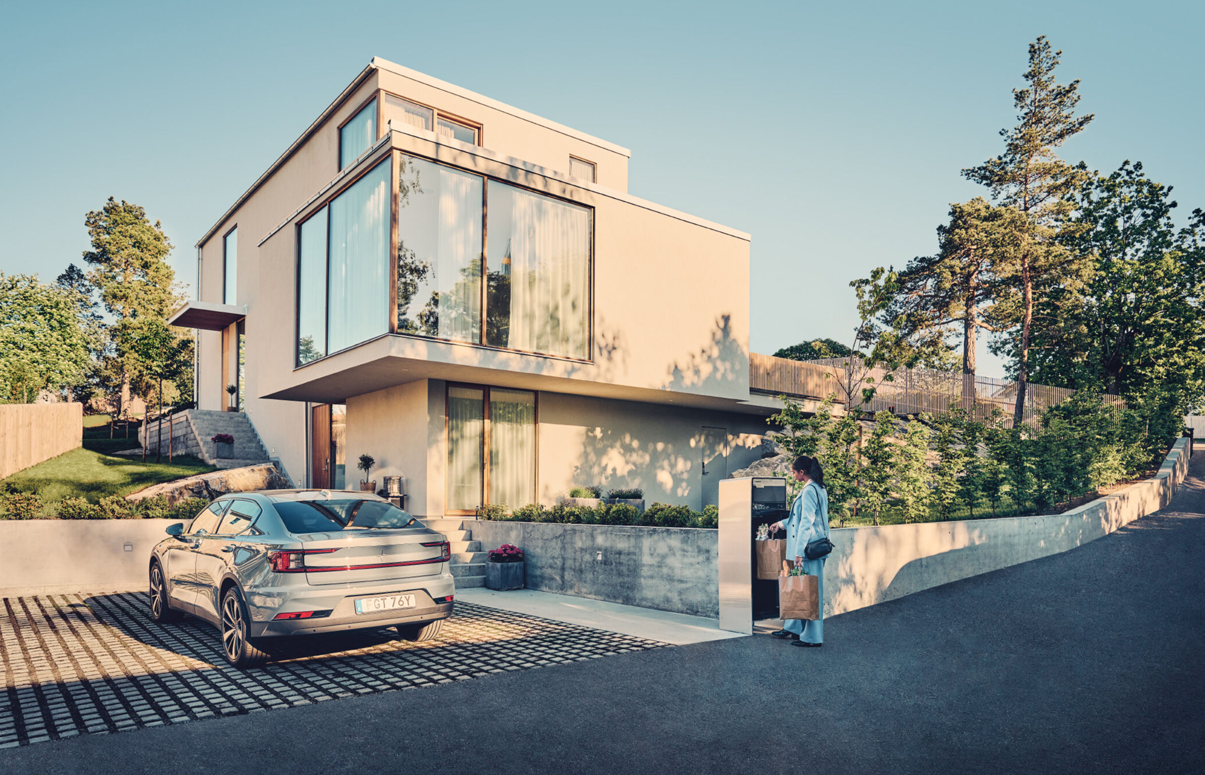 product design，Architectural technology，Home delivery lockers，