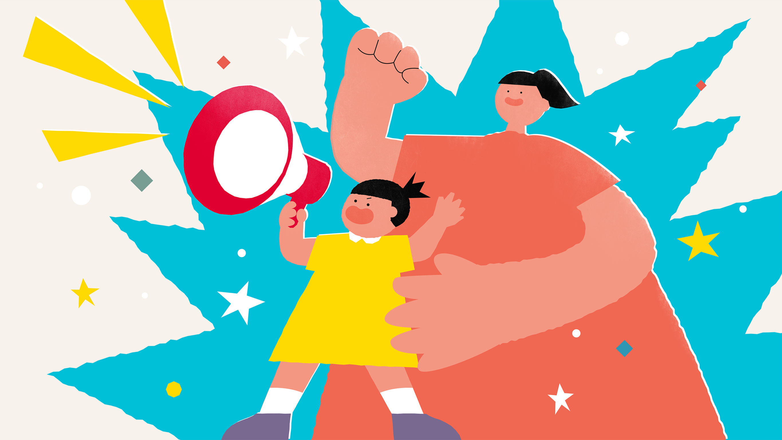 Communication design，Public identification，Children's organization animation，