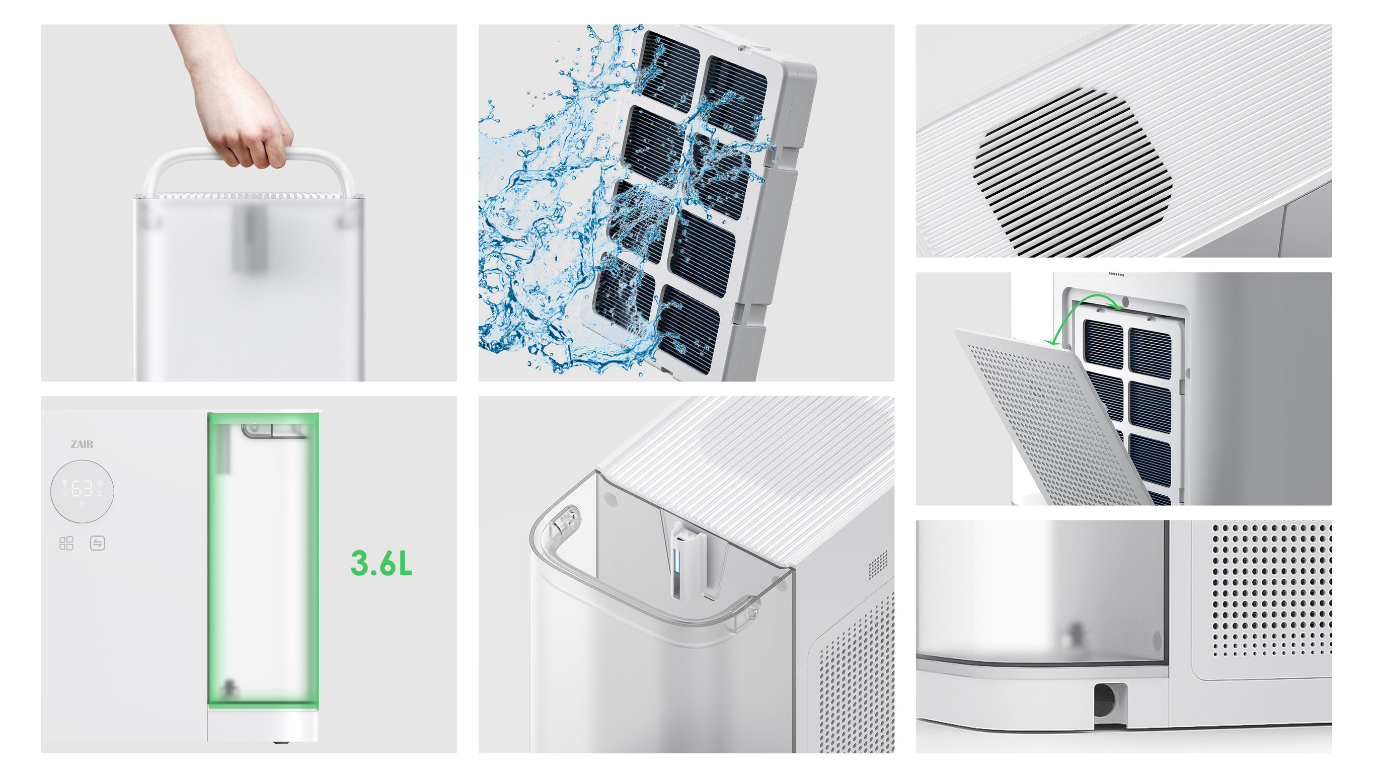 product design，Home/tableware，Air purifier and dehumidifier，