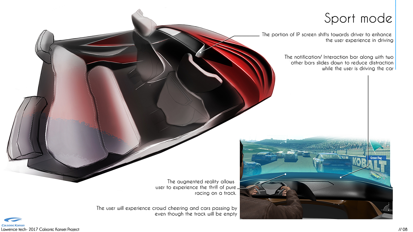 Interior，automobile，conceptual design，