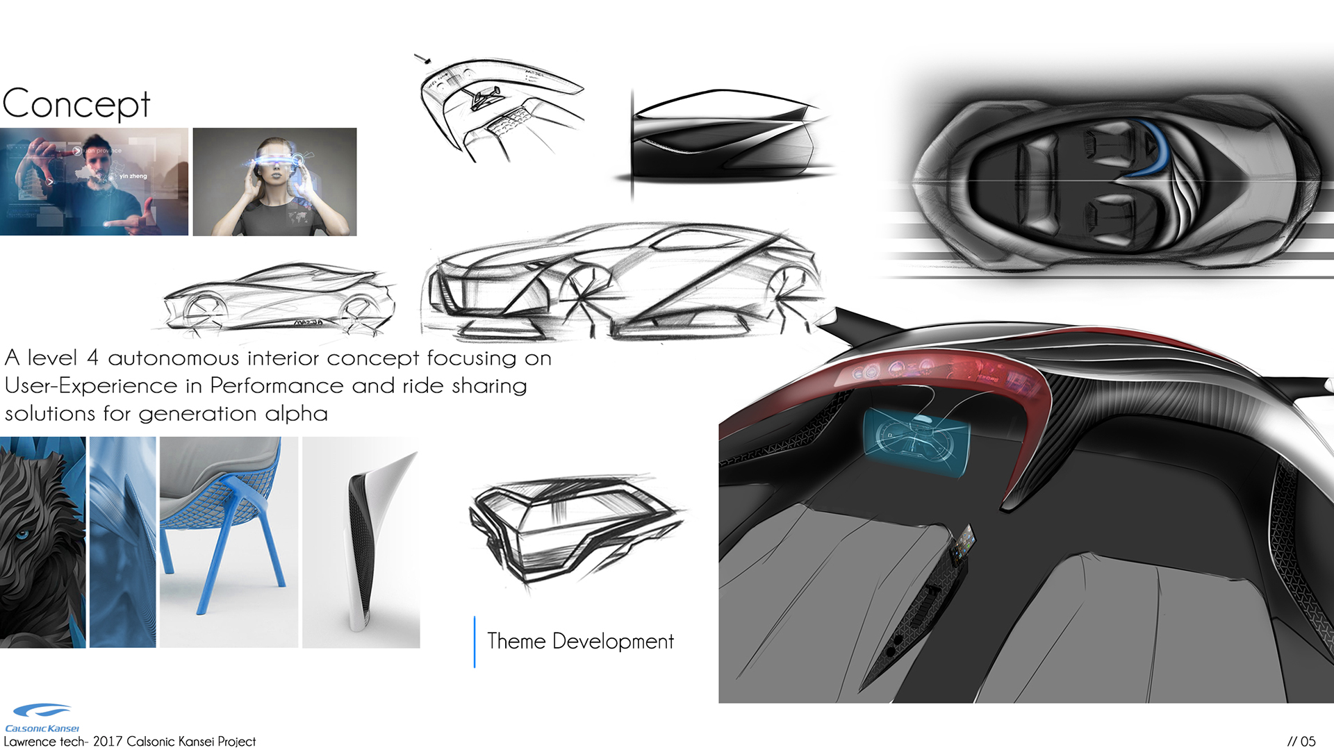 Interior，automobile，conceptual design，