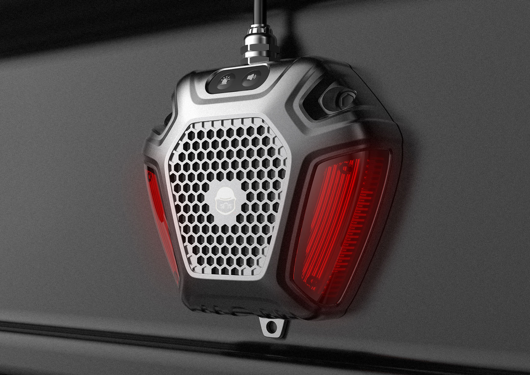 product design，Automobile/transportation，Truck blind spot alarm，