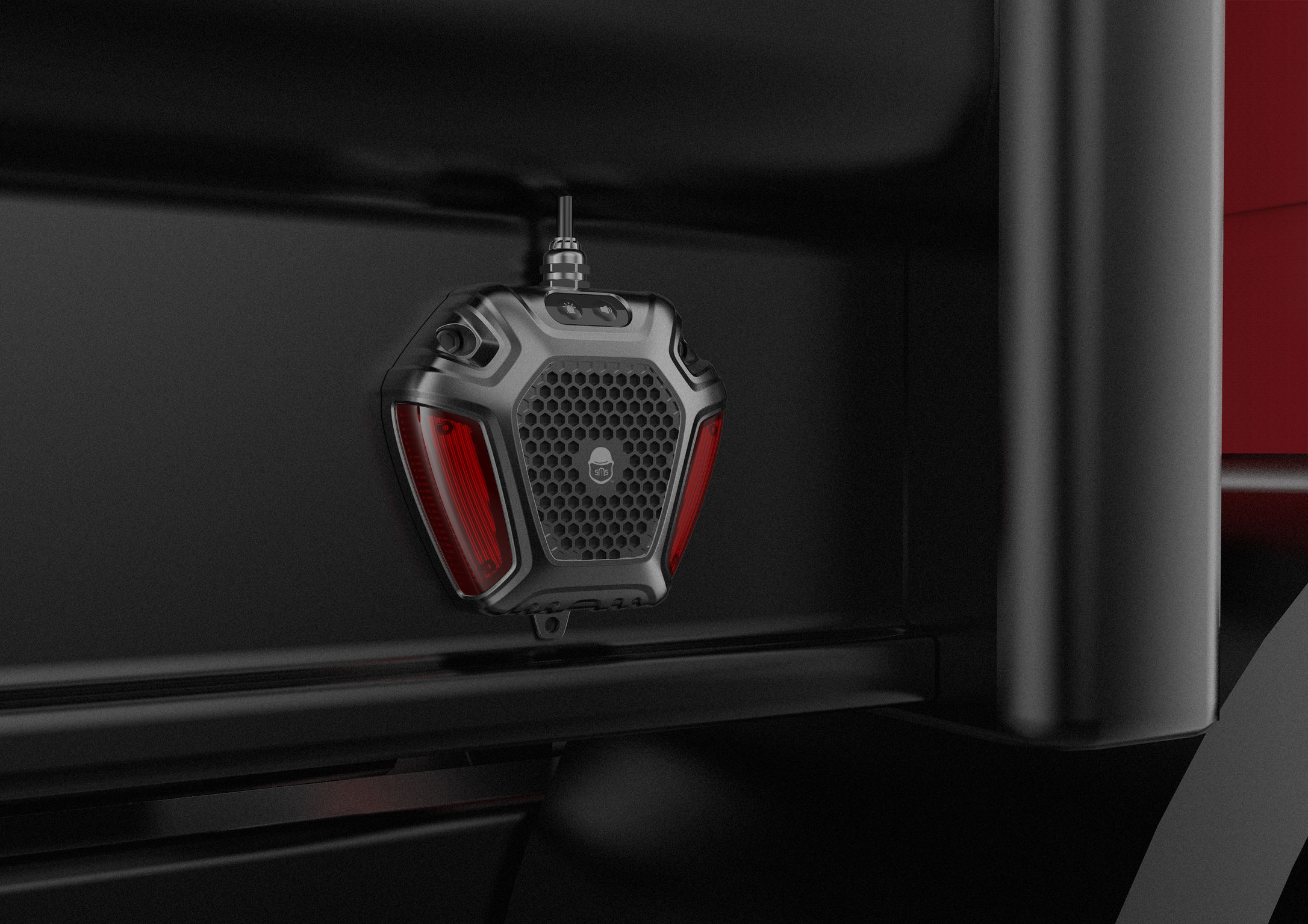 product design，Automobile/transportation，Truck blind spot alarm，