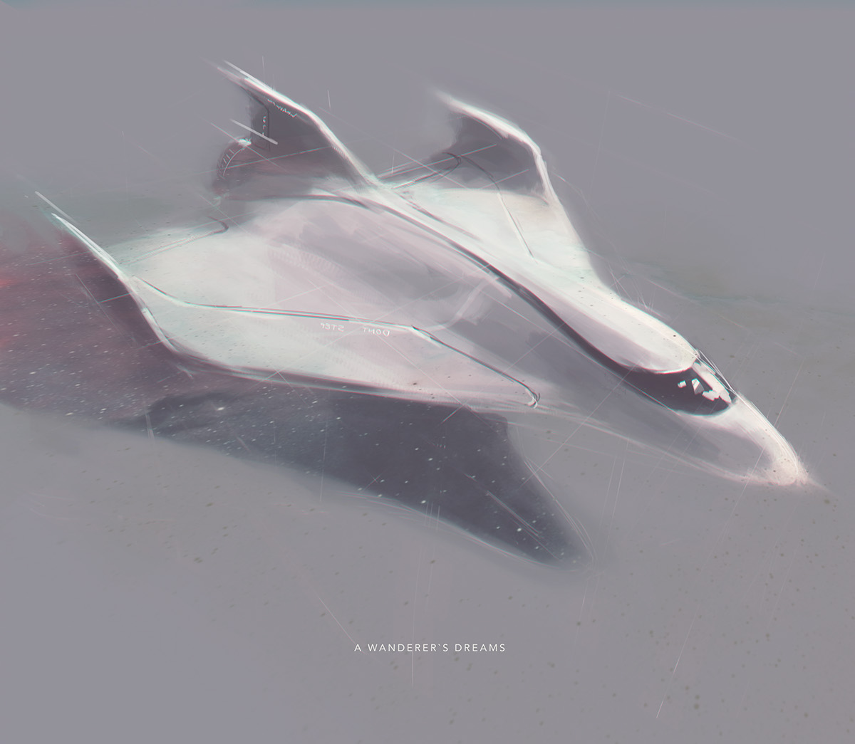 Hand drawn，Aerocraft，conceptual design，