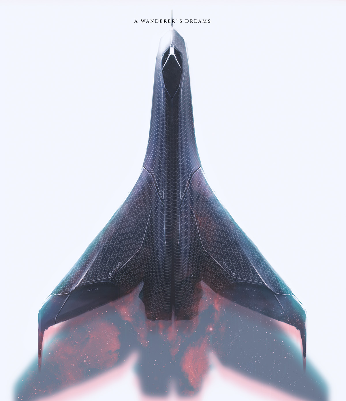 Hand drawn，Aerocraft，conceptual design，