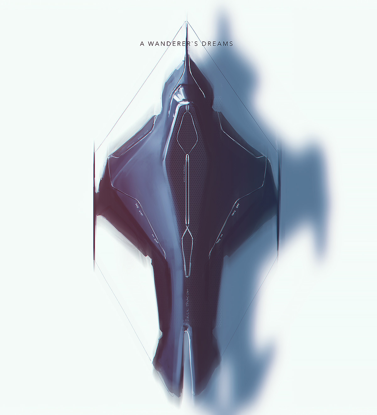 Hand drawn，Aerocraft，conceptual design，