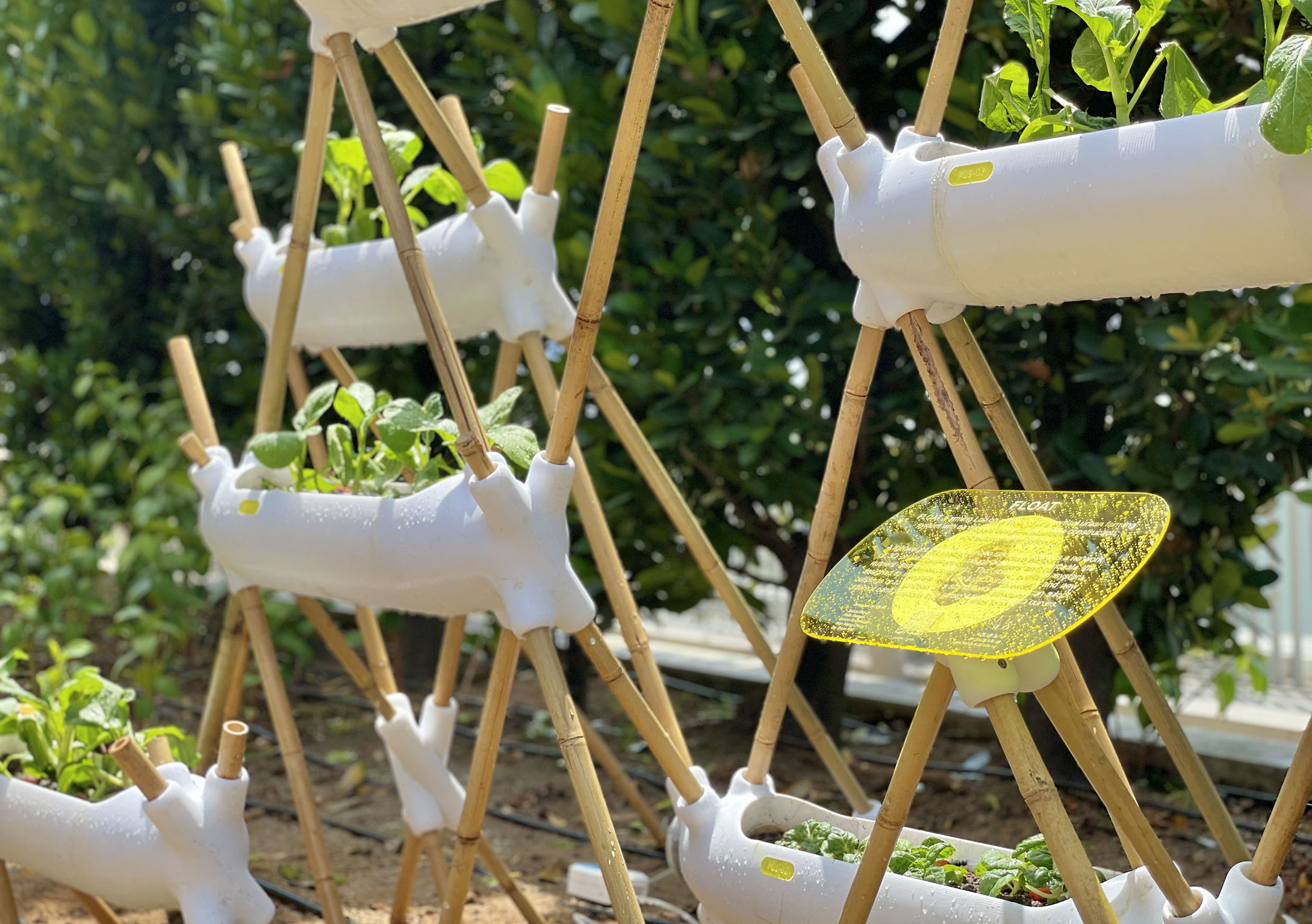 product design，courtyard，Biodegradable agricultural module，