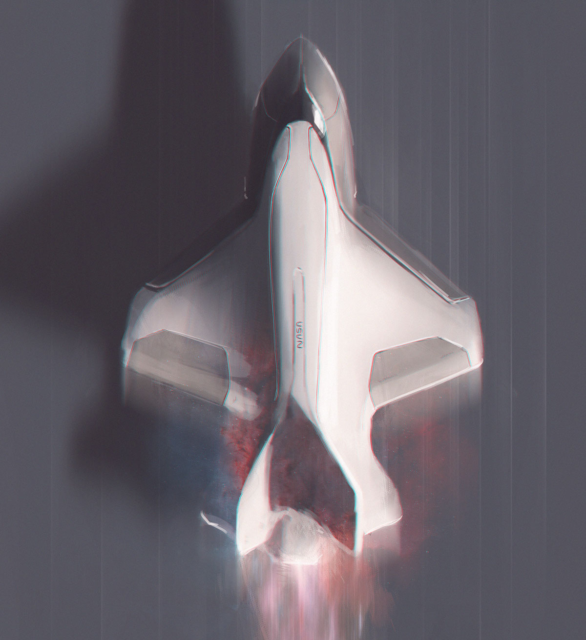 Hand drawn，Aerocraft，conceptual design，