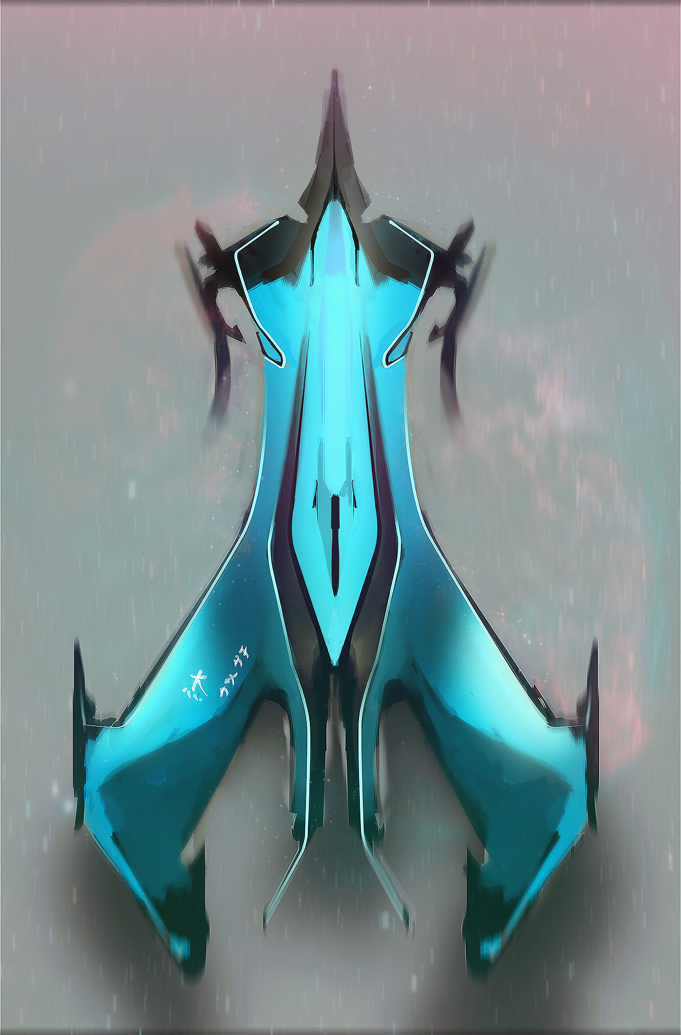 Hand drawn，Aerocraft，conceptual design，