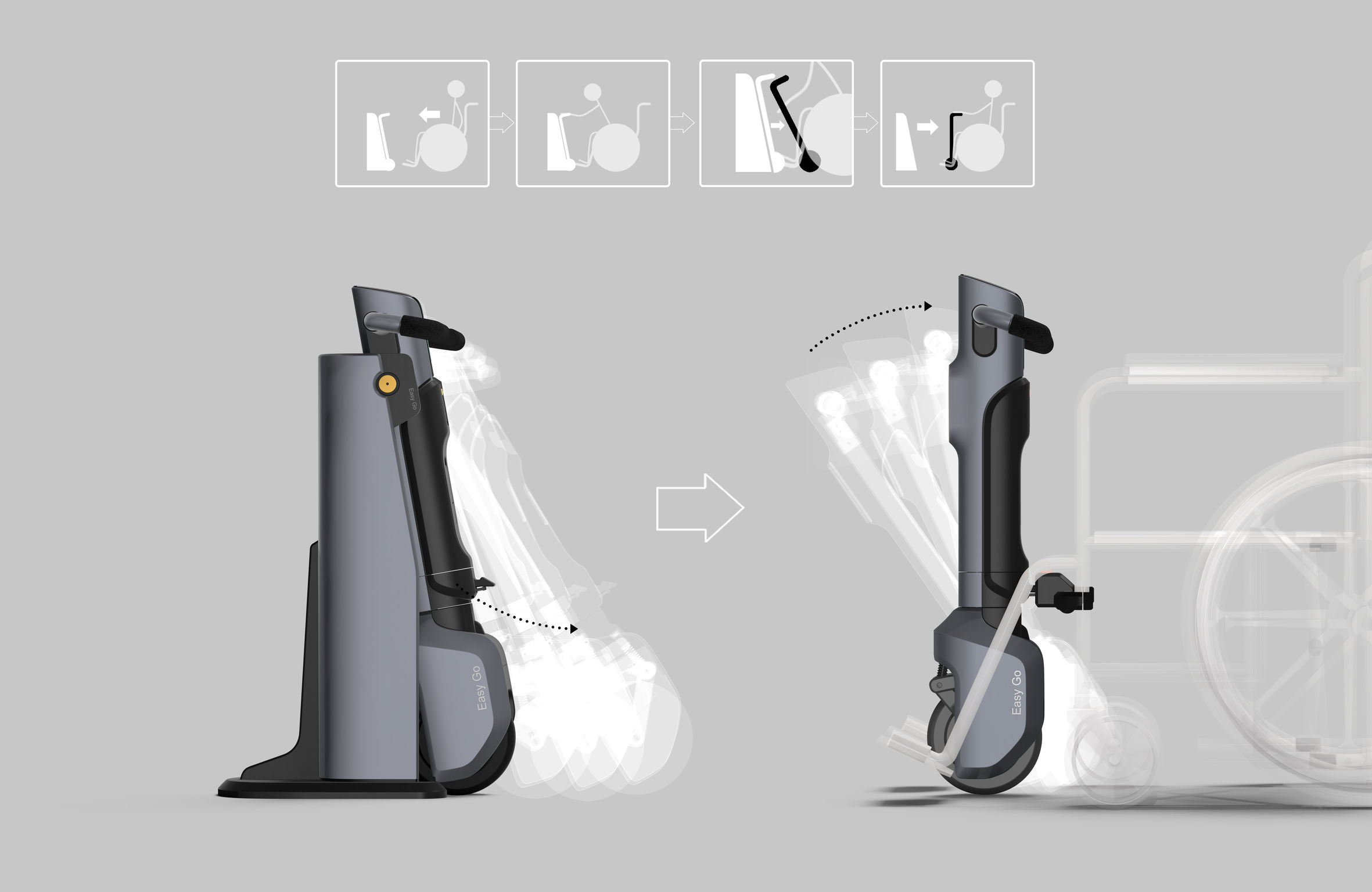 Professional concept，Product concept，Electric wheelchair，