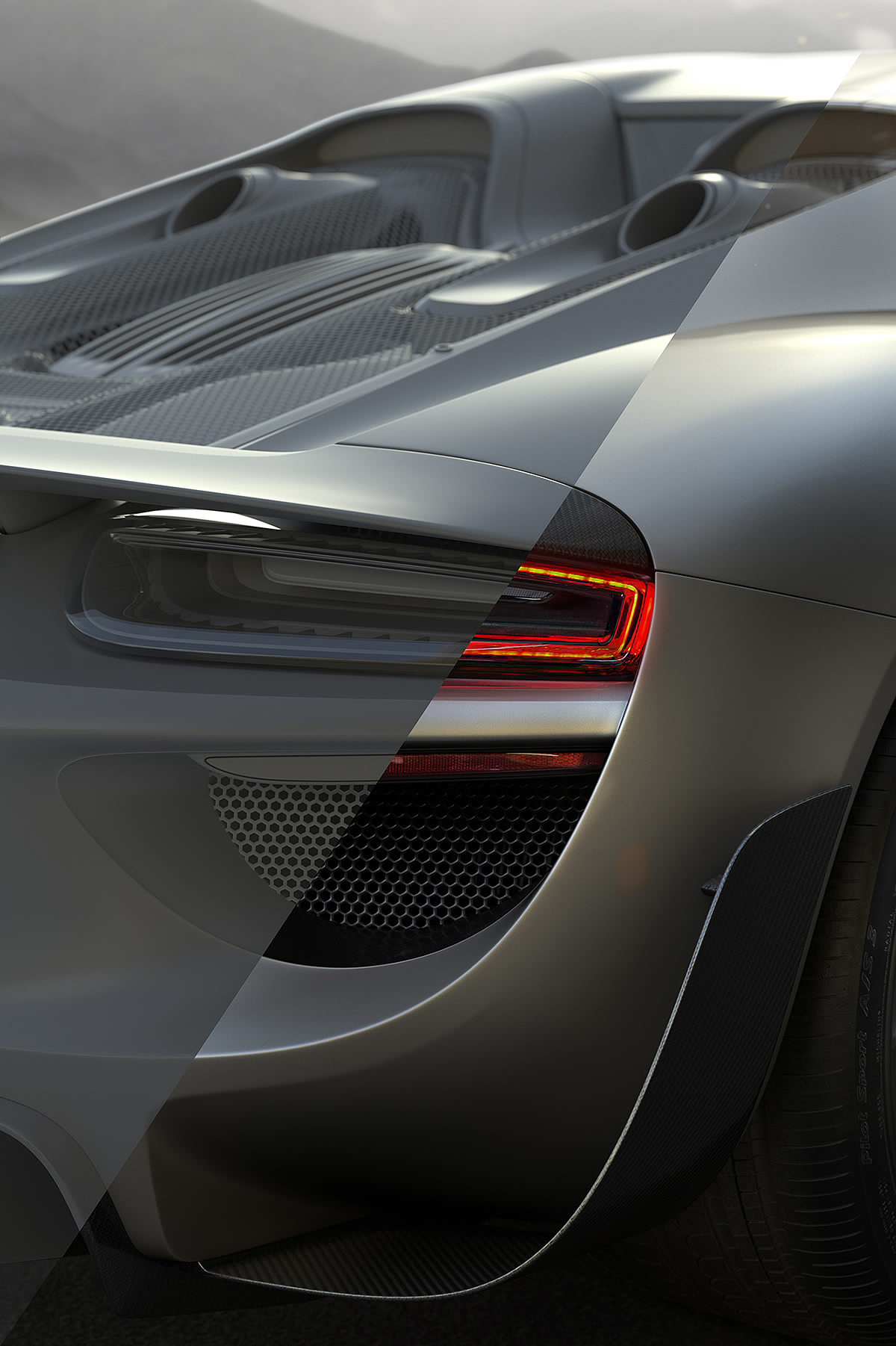 porsche，vehicle，Render，