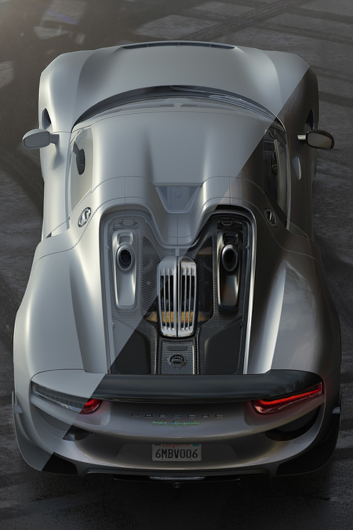 porsche，vehicle，Render，