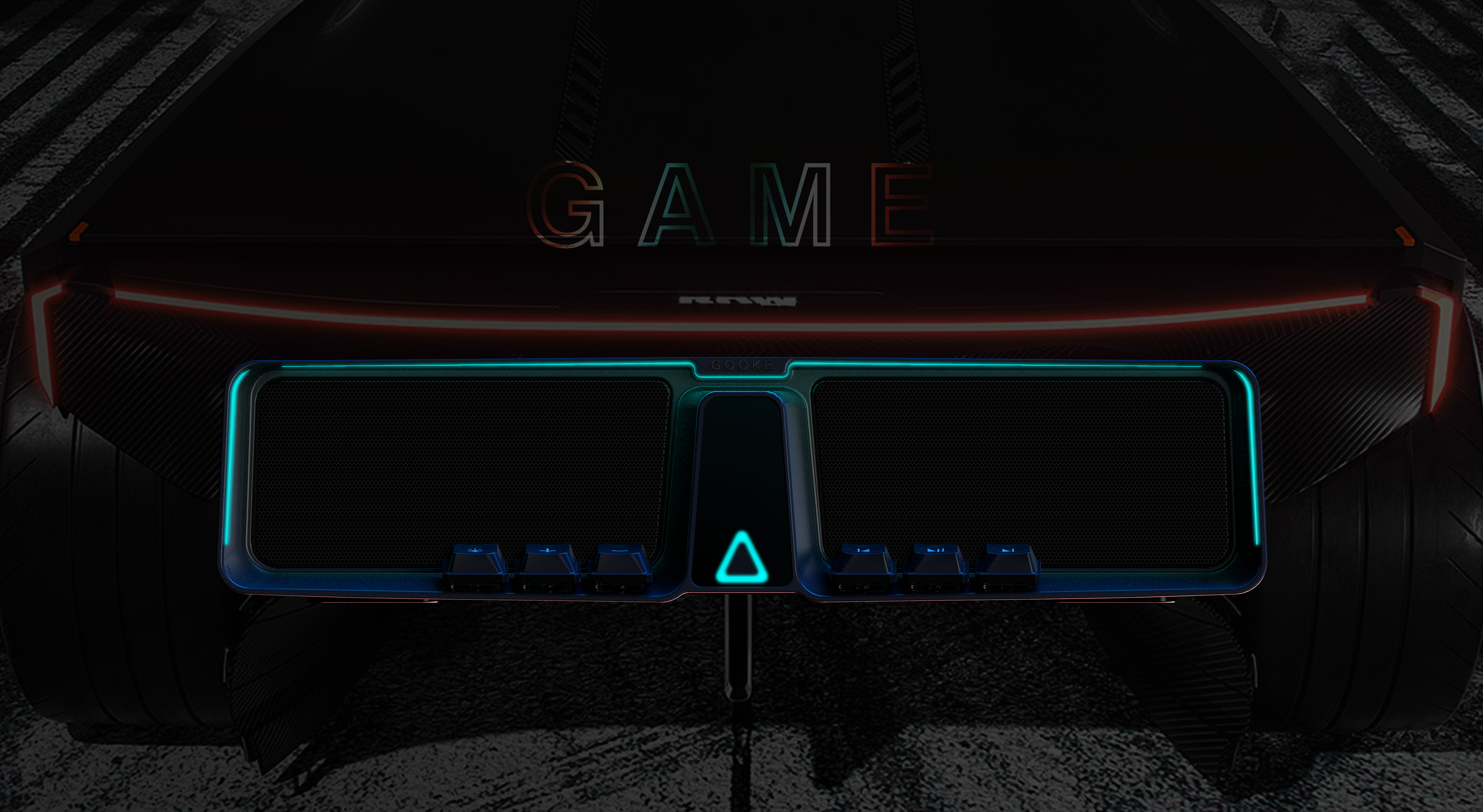 Game speaker，loudspeaker box，game，Mechanics，