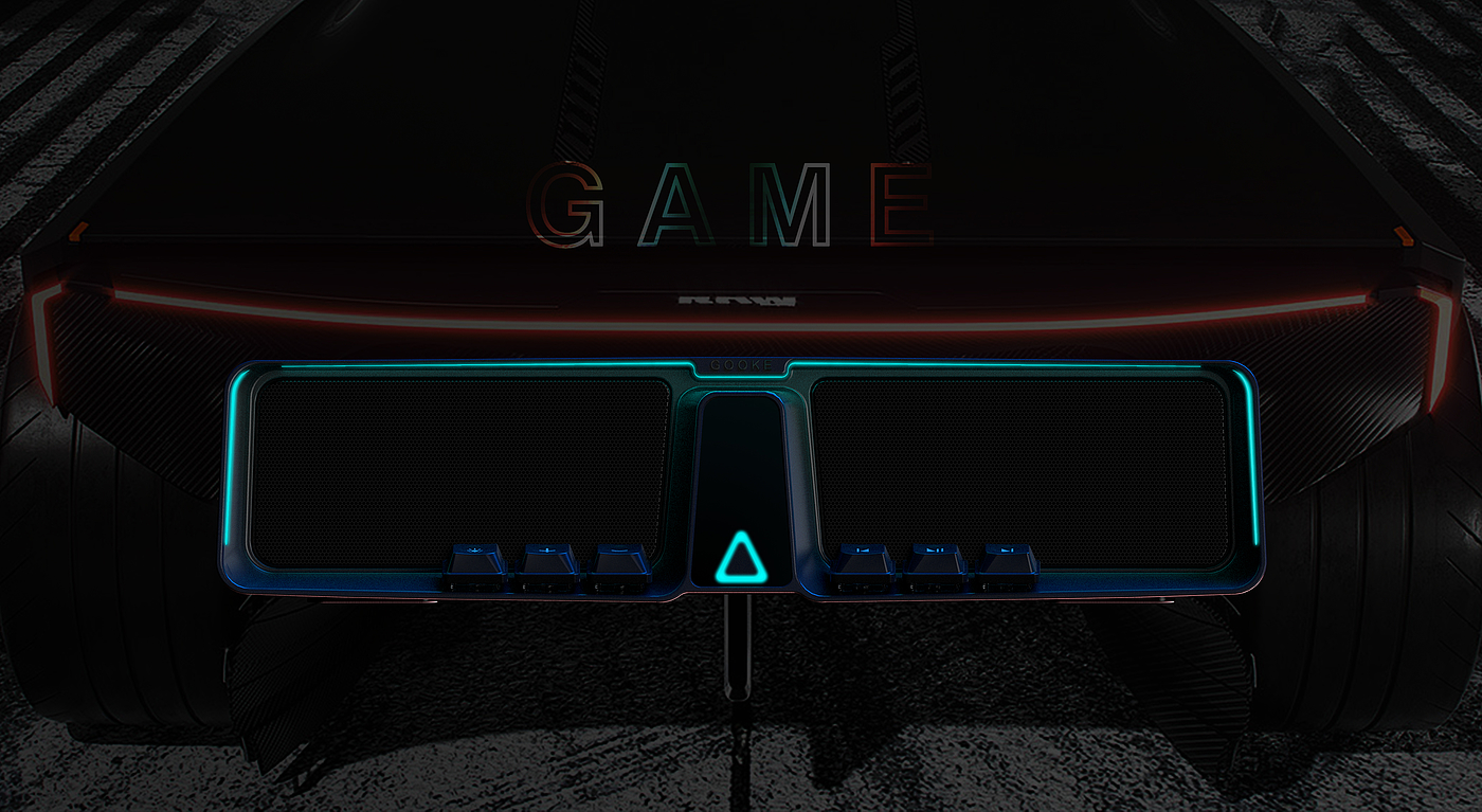 Game speaker，loudspeaker box，game，Mechanics，