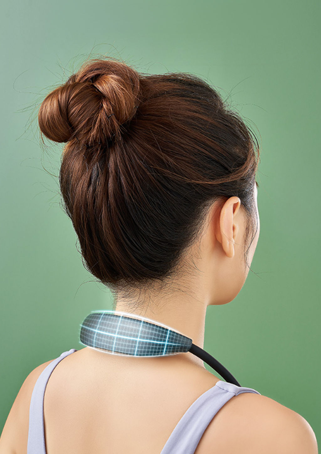 product design，lighting，Neck reading light，