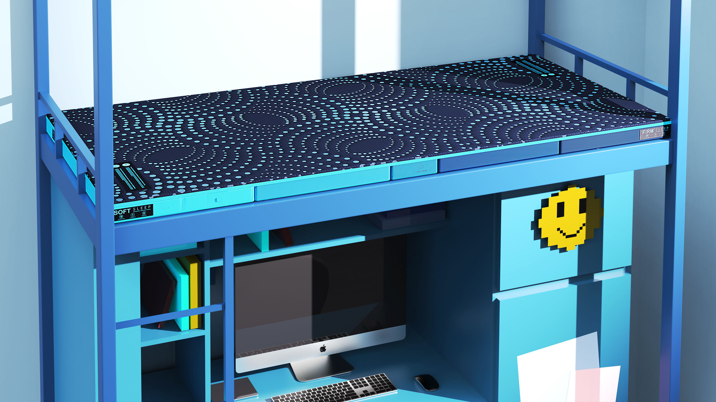 product design，Fabric/wall/floor，mattress，