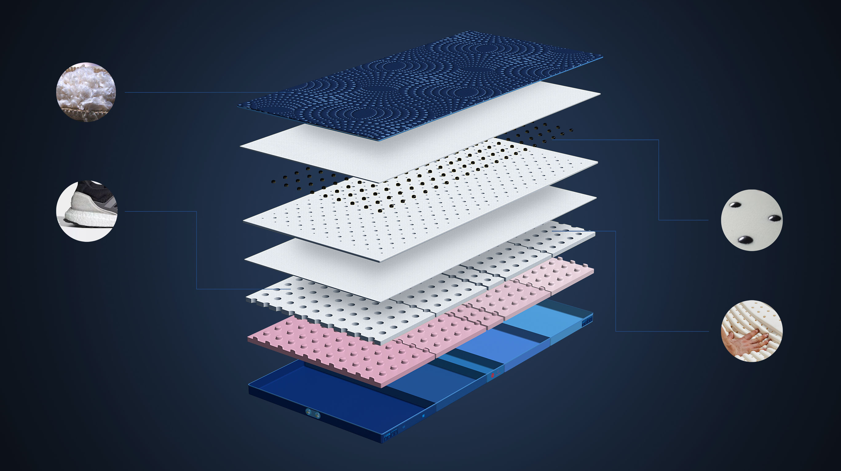 product design，Fabric/wall/floor，mattress，